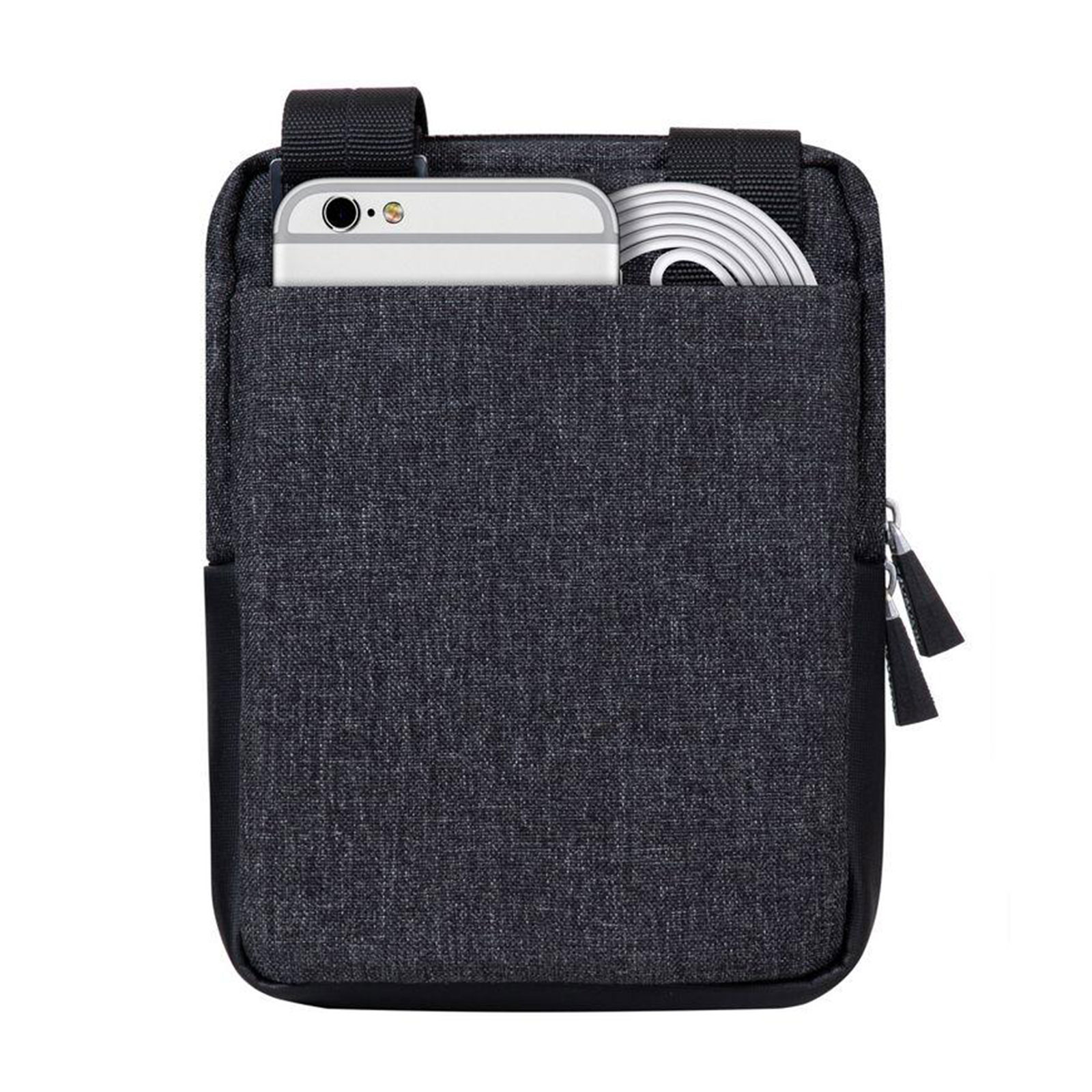 Rivacase 8810 Tablet-Umhängetasche Lantau 8", schwarz melange