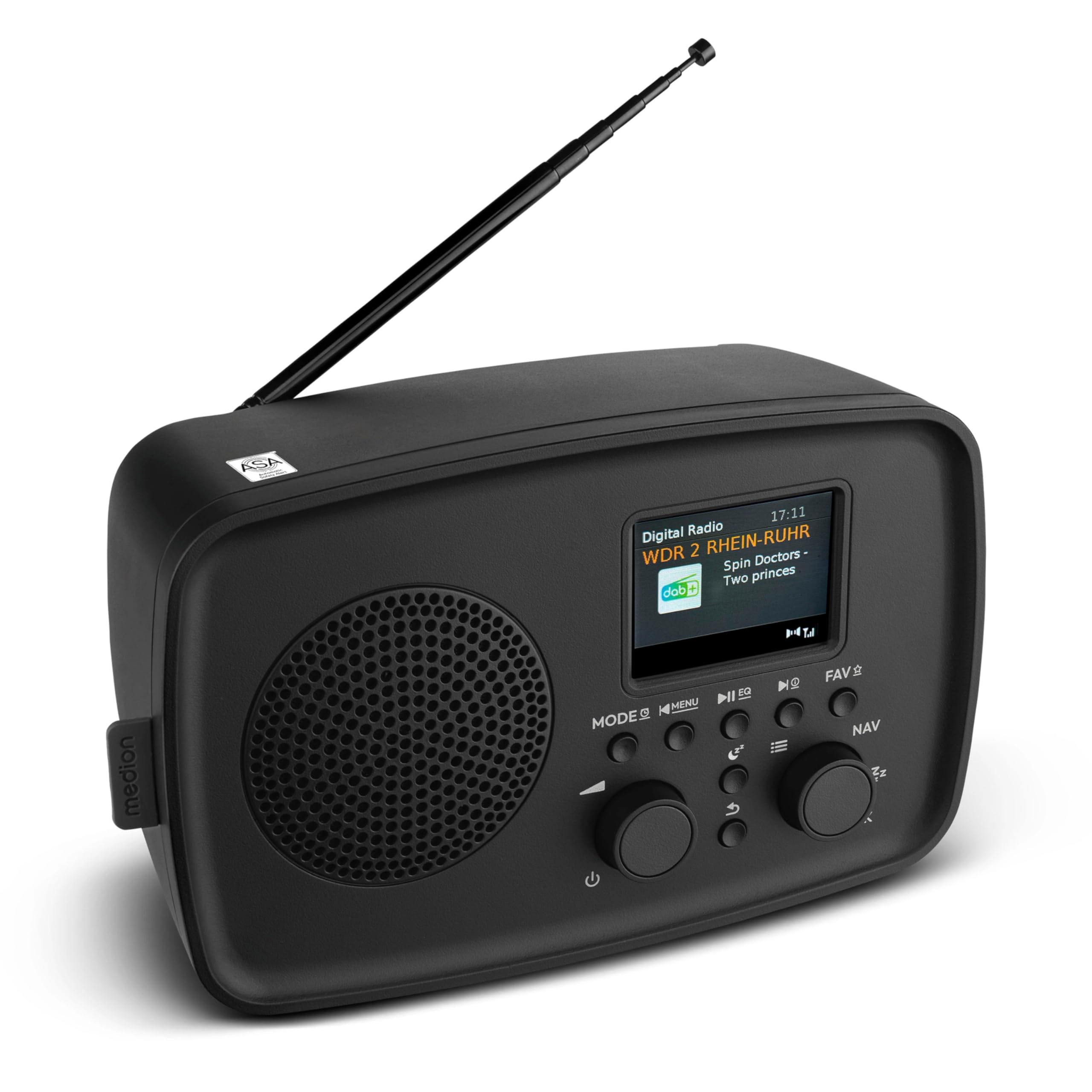 MEDION DAB Plus Radio mit Bluetooth DRE-1 DAB+, UKW Radio, Radiowecker