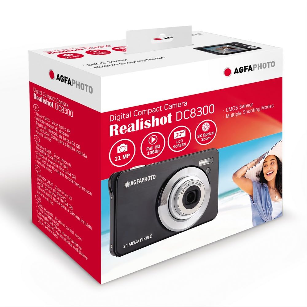 AGFAPHOTO Realishot DC8300 schwarz Kompaktkamera