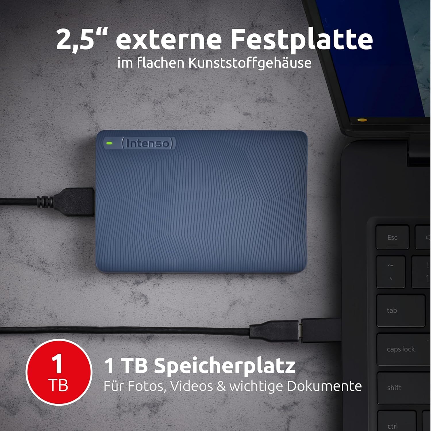 Intenso Memory Safe 1 TB Tragbare Externe Festplatte