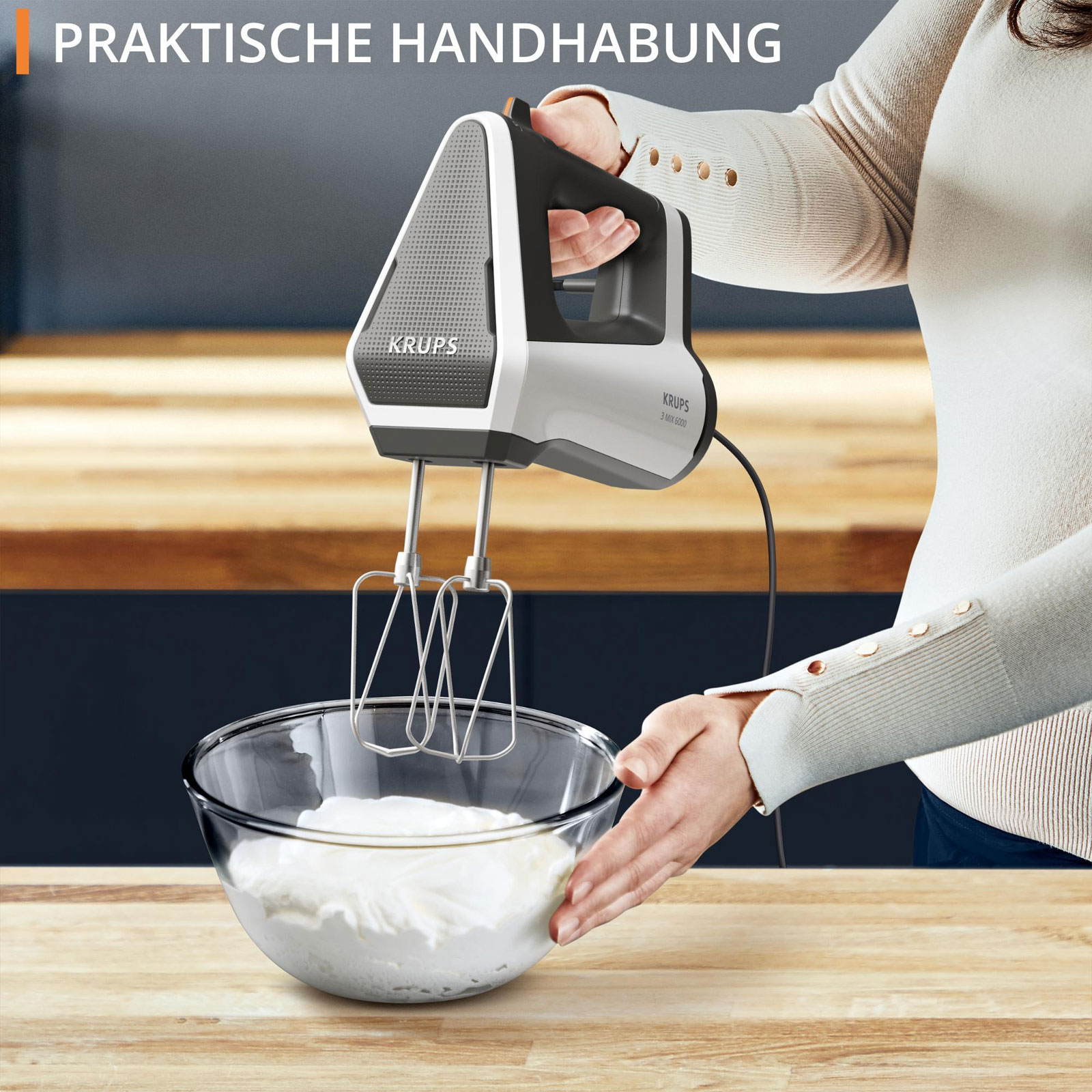 KRUPS GN6021 3MIX 6000 Handmixer