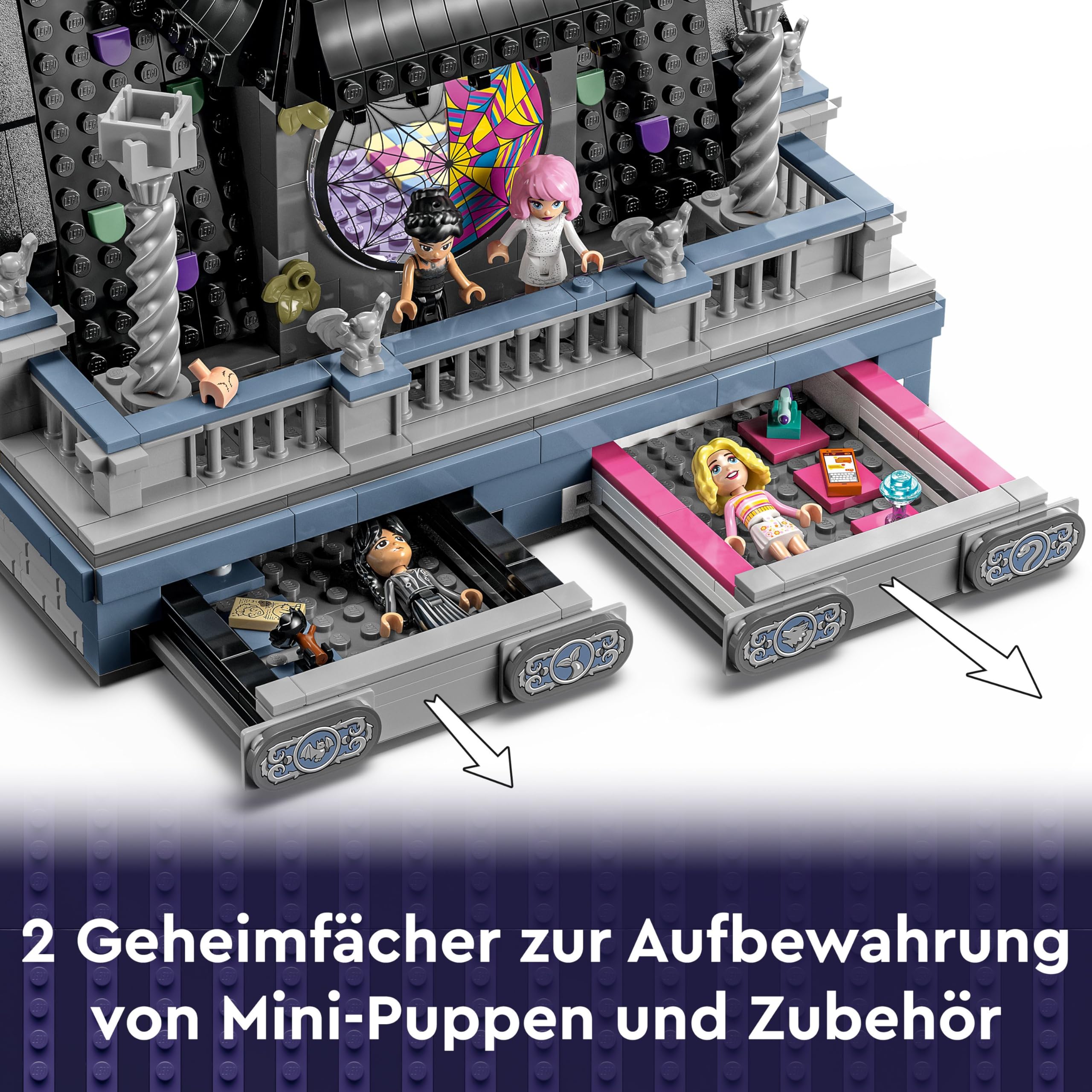 LEGO Wednesday: Wednesdays und Enids Zimmer im Studentenwohnheim 76781