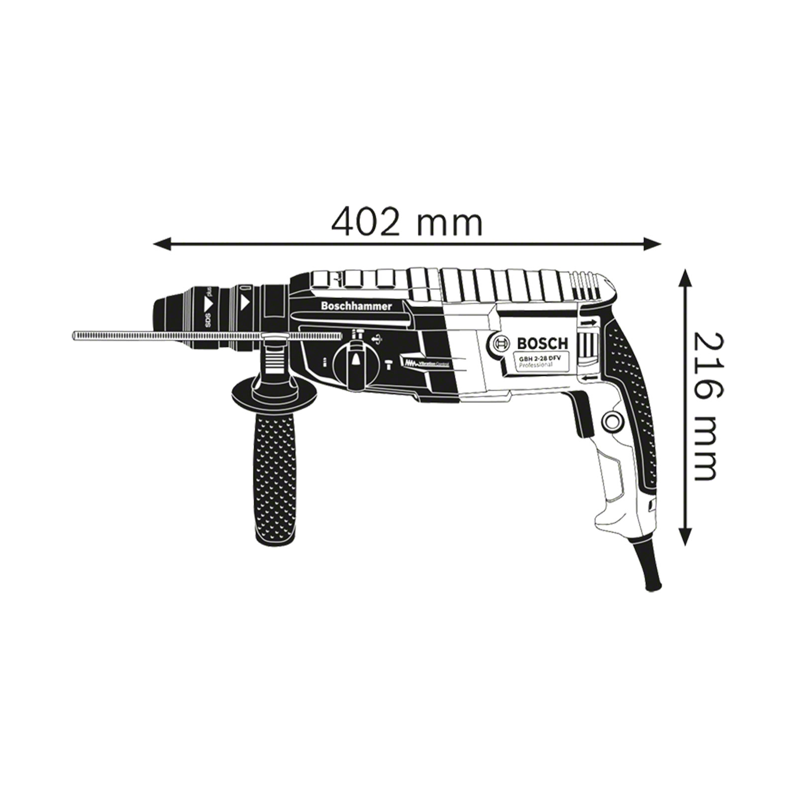 Bosch Professional GBH 2-28 F Bohrhammer
