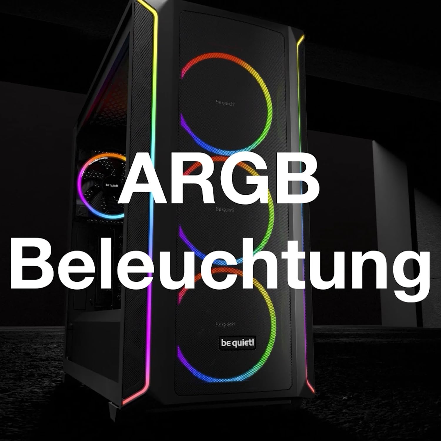 be quiet! Shadow Base 800 FX White PC-Gehäuse, Light Wings White