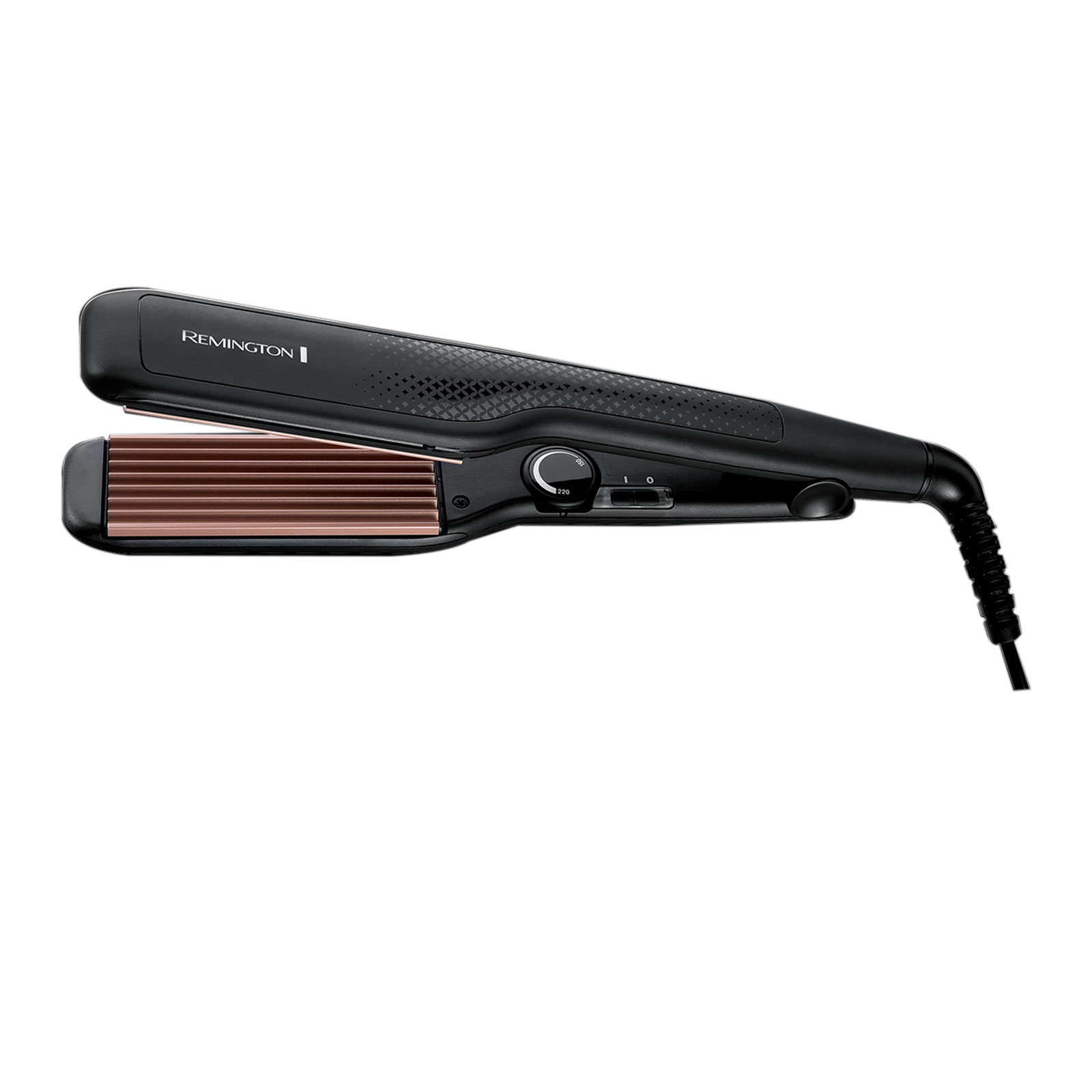 Remington S 3580 Ceramic Crimp 220 Kreppeisen ros  / schwarz