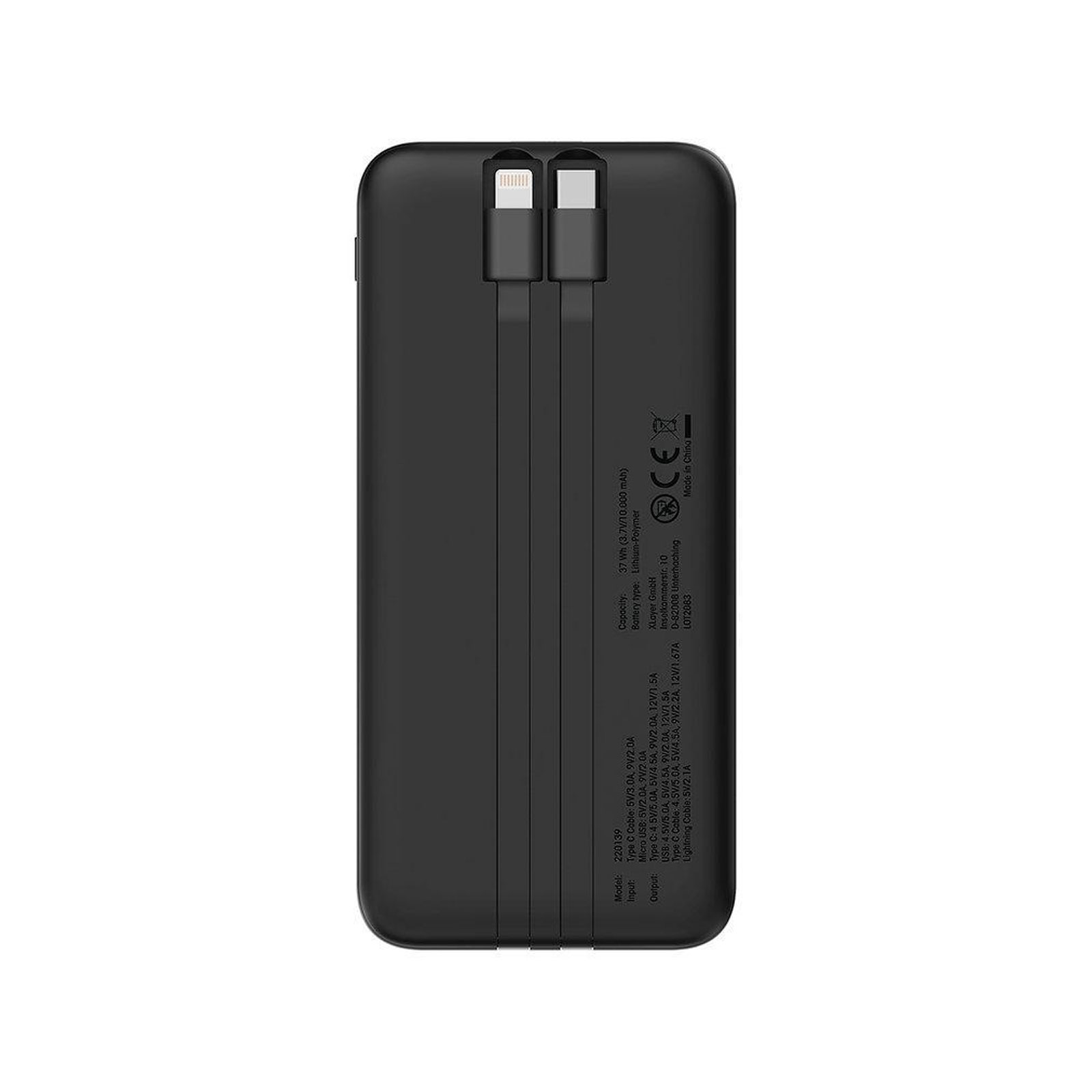 XLA 10.000 mAh PD 20W Black