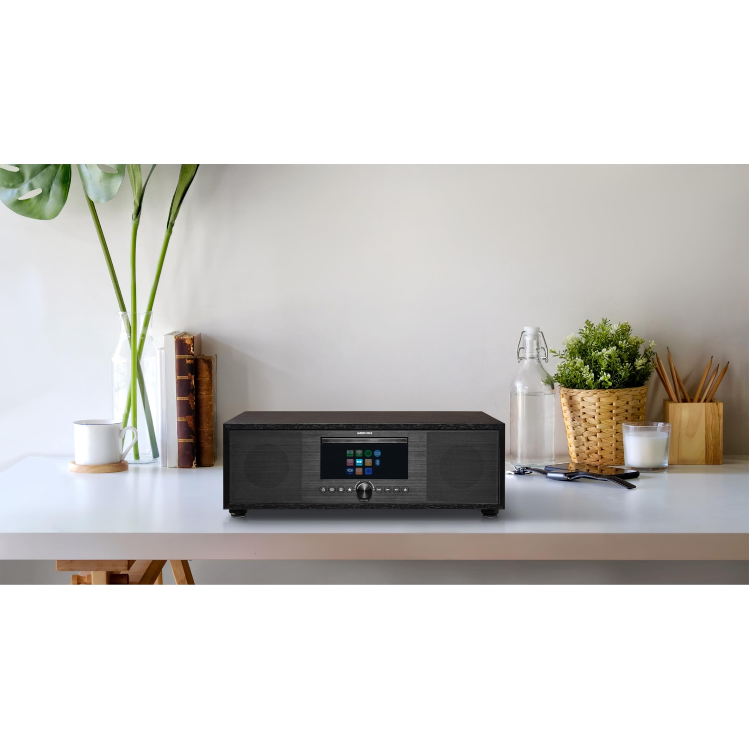 MEDION P66400 Stereoanlage Internetradio DAB+ UKW USB CD/MP3-Player Bluetooth