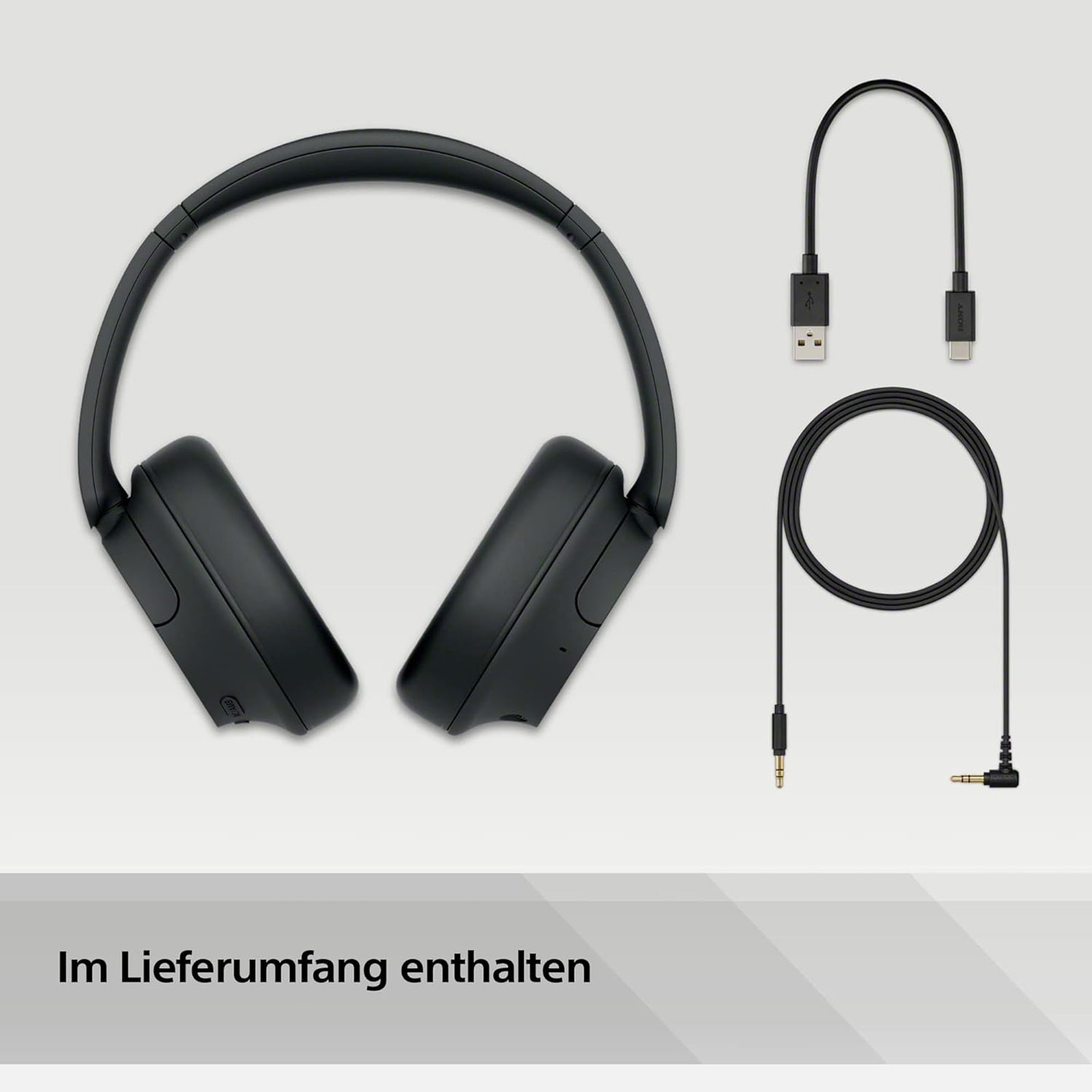 Sony WH-CH720N schwarz Bügelkopfhörer (Noise Cancelling, Bluetooth, 35h Akkulaufzeit, Freisprechfunktion, Mehrfachkopplung)
