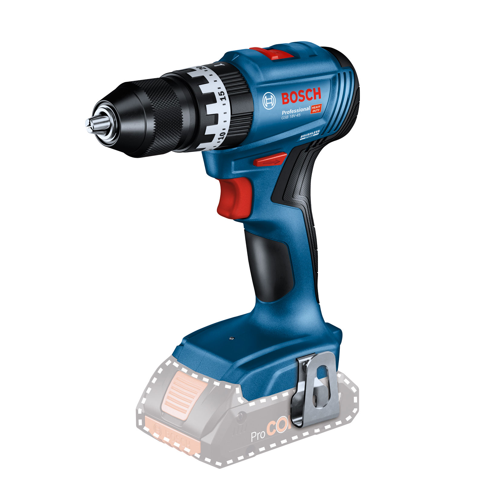 Bosch Professional Combo Kit GSB 18V-45 + GBH 18V-22