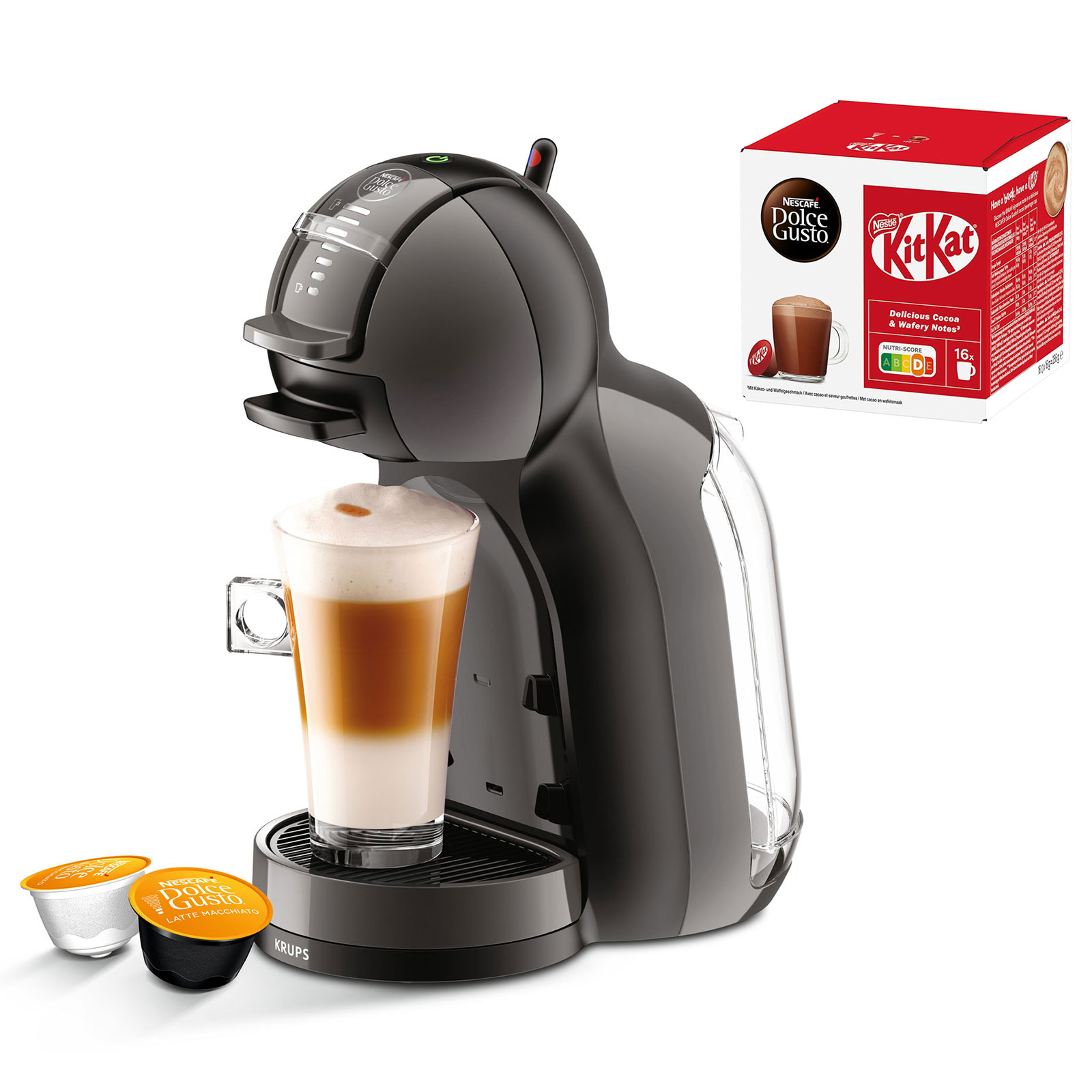 Krups KP1238.25 Dolce Gusto MINI ME + 1 Pck. KitKat