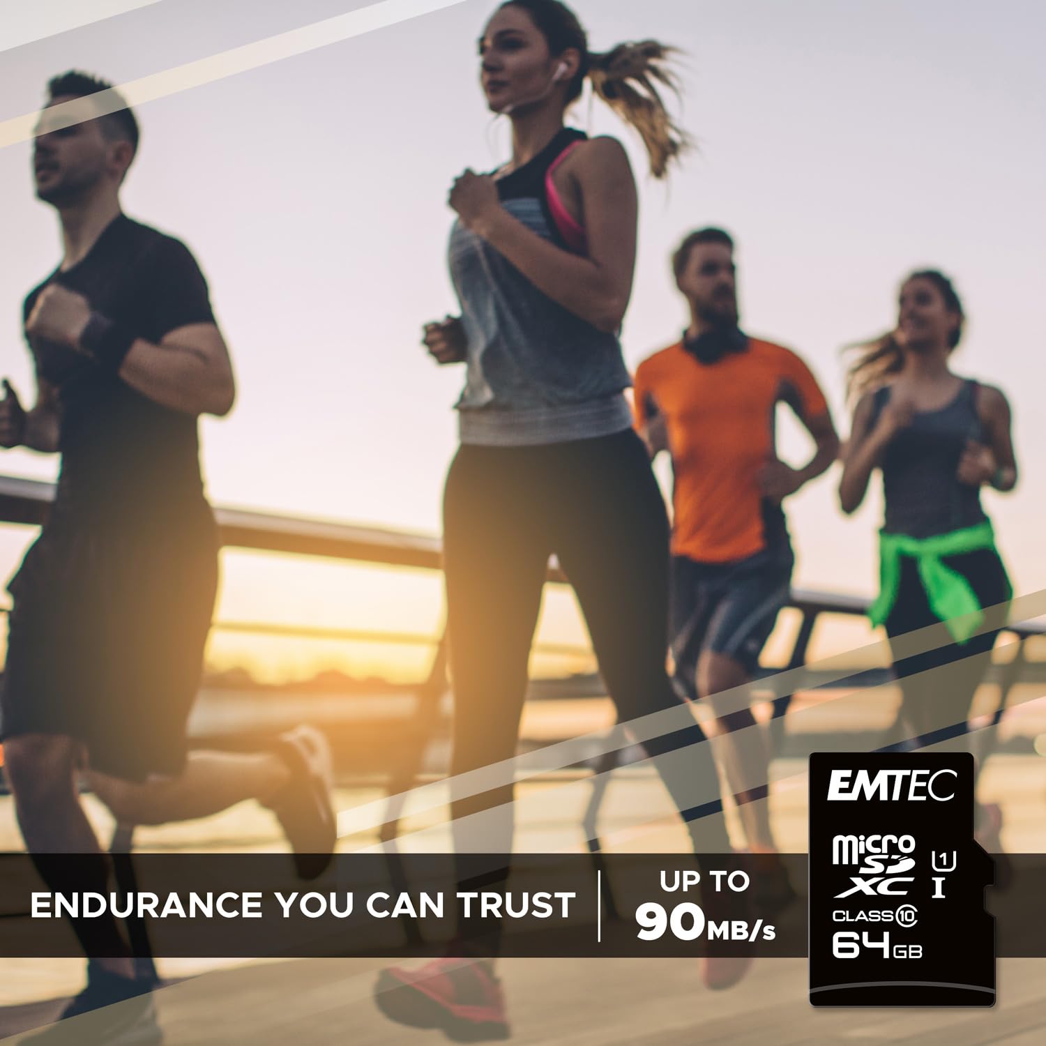 Emtec ECMSDM64GXC10 EliteGold 64GB microSDXC Speicherkarte