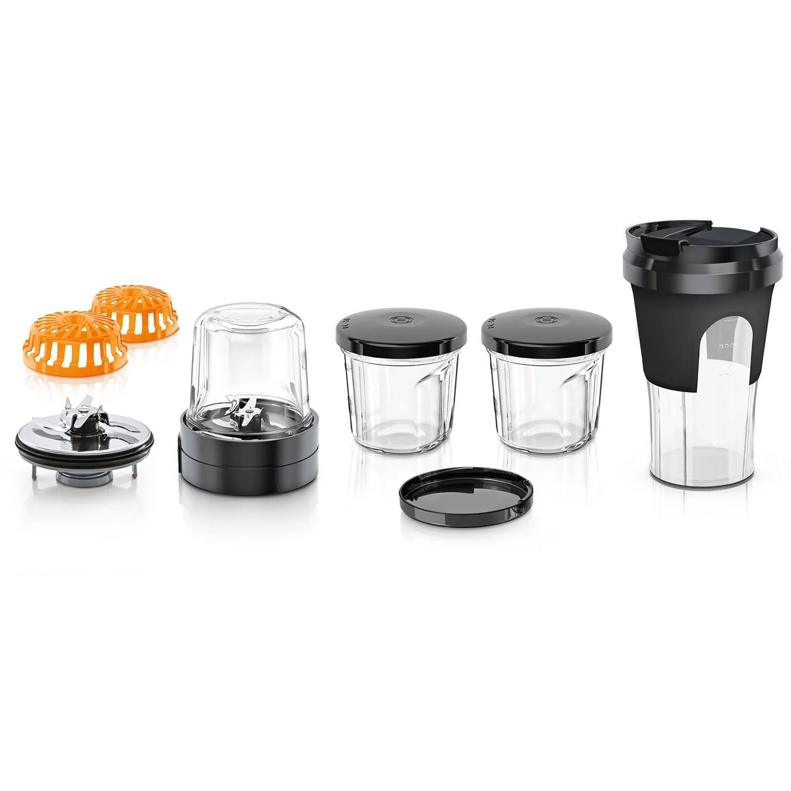 Bosch MUZ45XTM1 TastyMoments 5-in-1 Multi-Zerkleinerer-Set Bosch MUZ45XTM1 TastyMoments 5-in-1 Multi-Zerkleinerer-Set