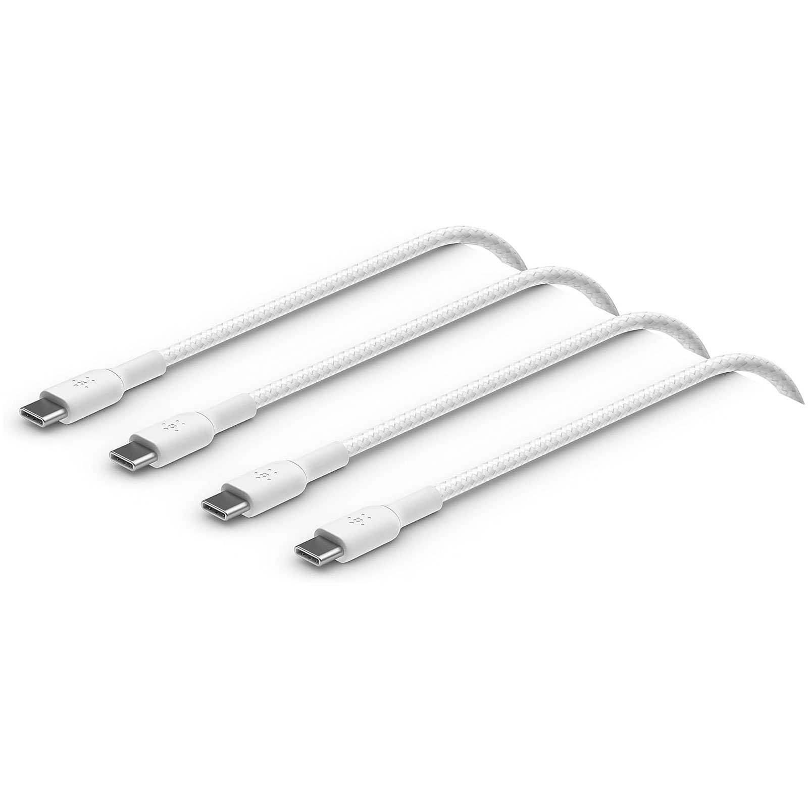 BELKIN Ladekabel, USB-C auf USB-C, 2er Pack, 1 m, Weiß