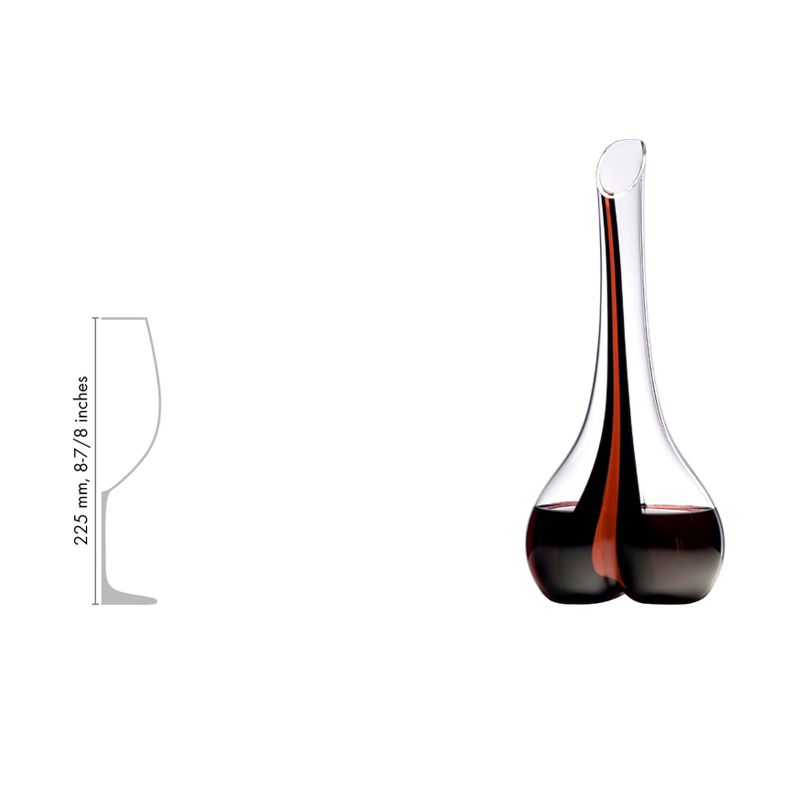Riedel Dekanter Black Tie Smile Rot