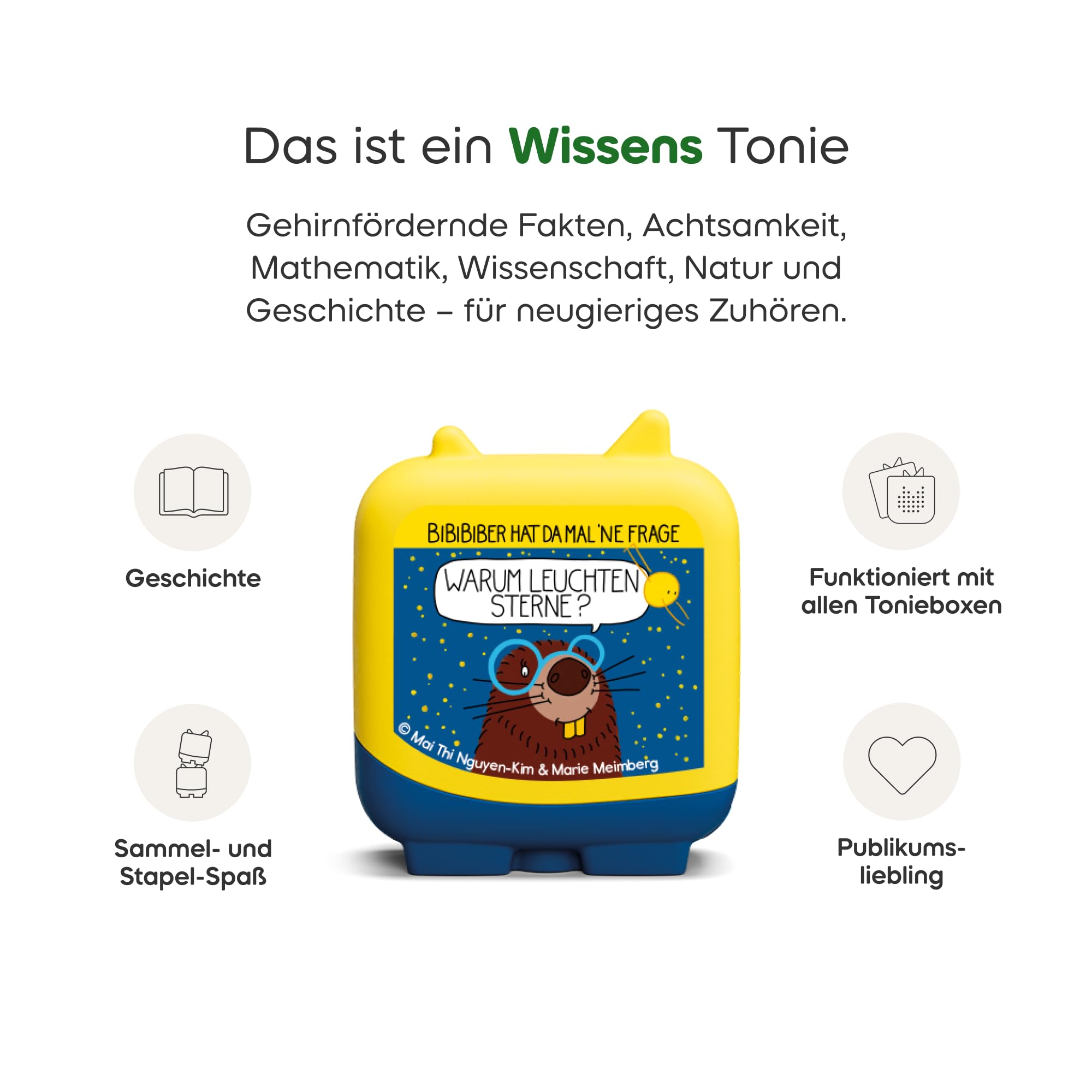 Tonies Clever Tonie BiBiBiber – Warum leuchten Sterne?
