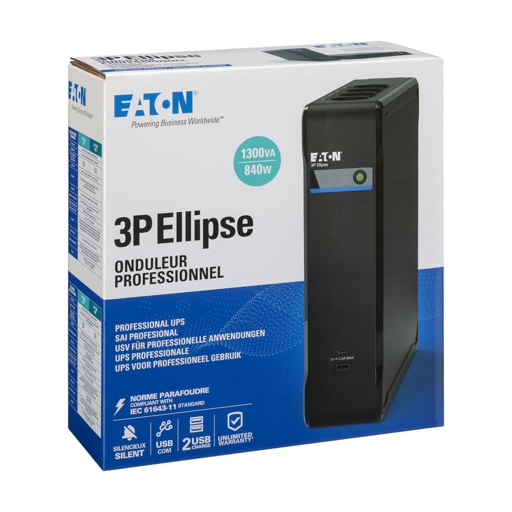 Eaton Ellipse 3P 1300UD USV – Off-Line – 1300VA/840W