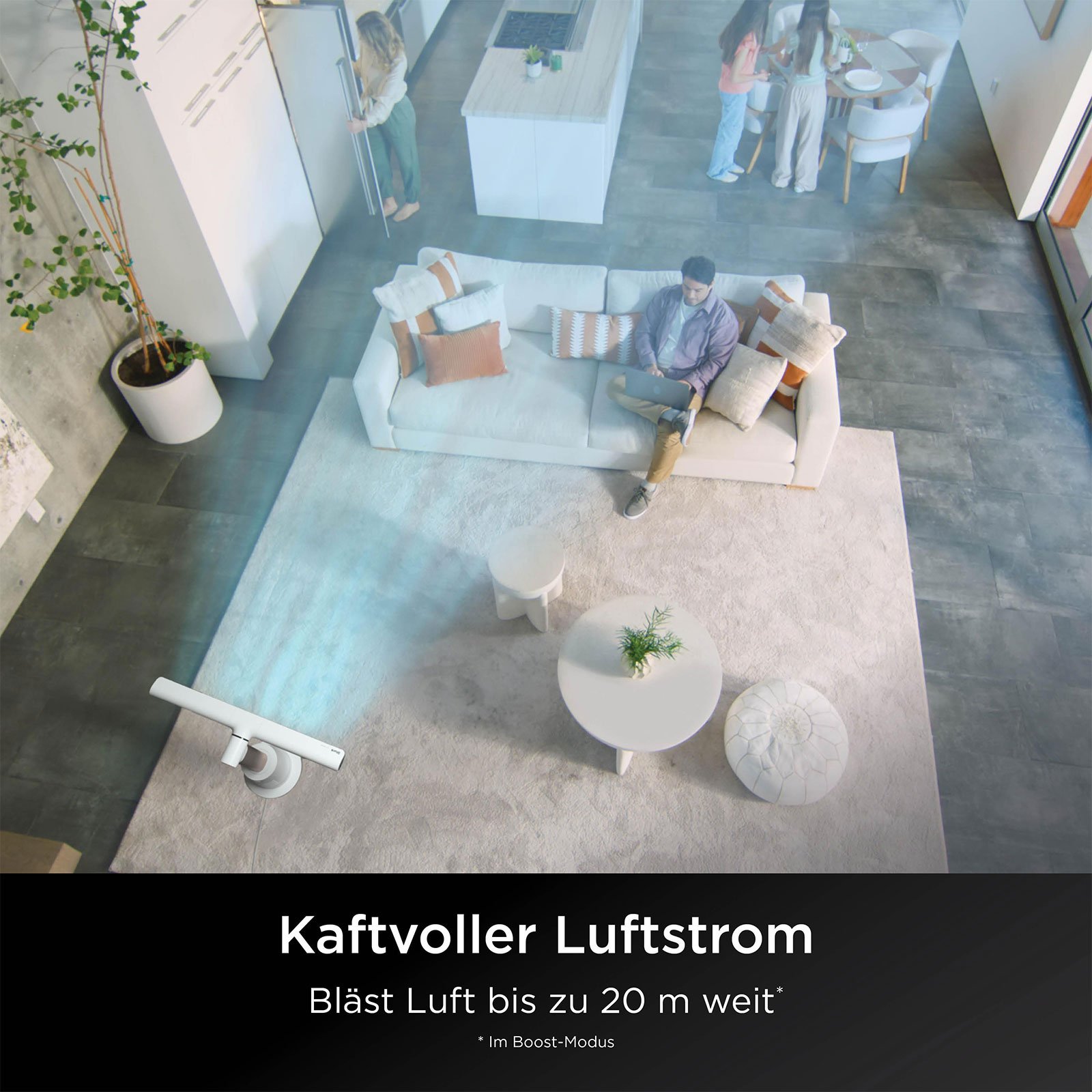 Shark TF200SEUWH Standventilator