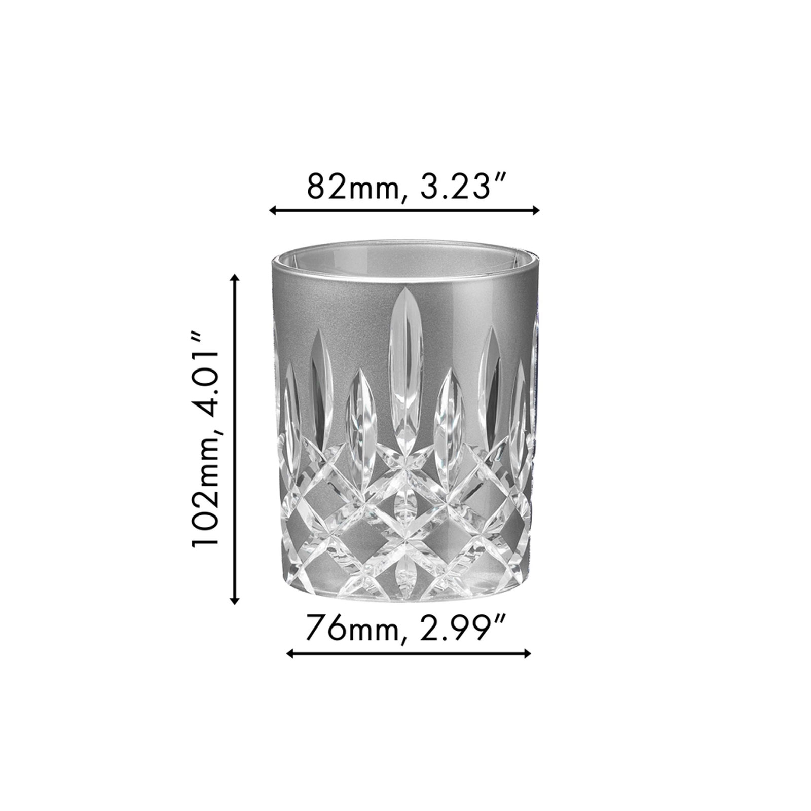 Riedel Laudon Tumbler silber 1 Glas Whiskybecher Riedel Laudon Tumbler silber 1 Glas Whiskybecher