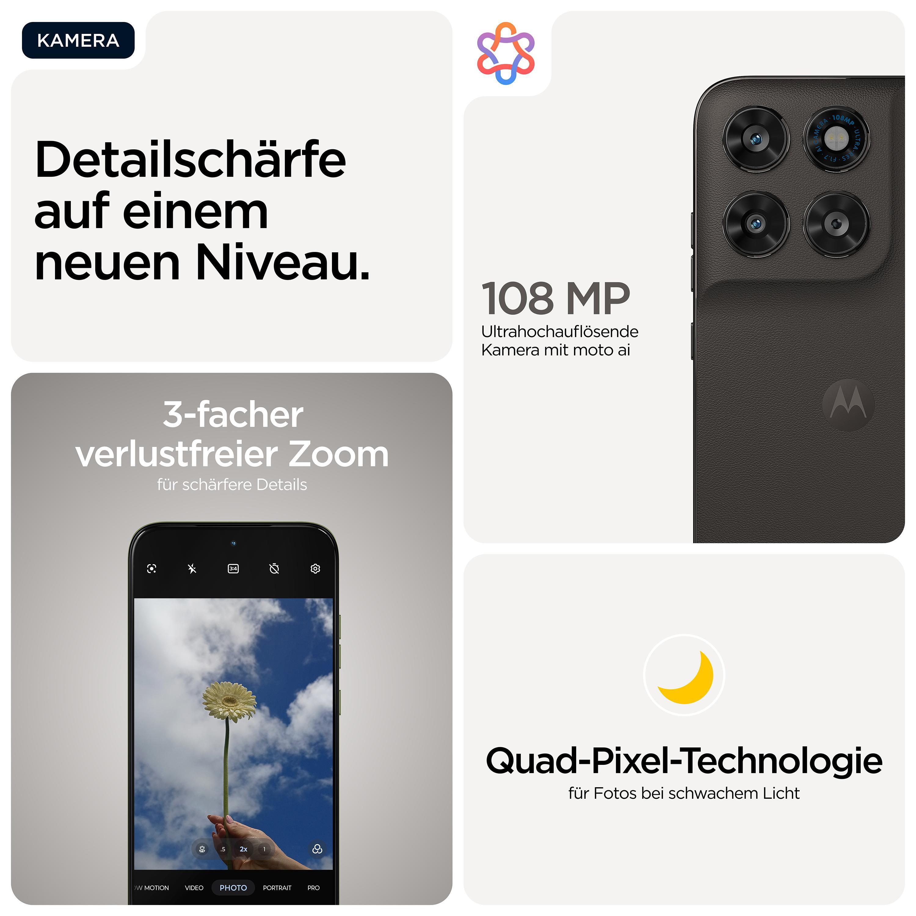 Motorola G77 8 GB + 256 GB 5G PANTONE® Black Olive Smartphone