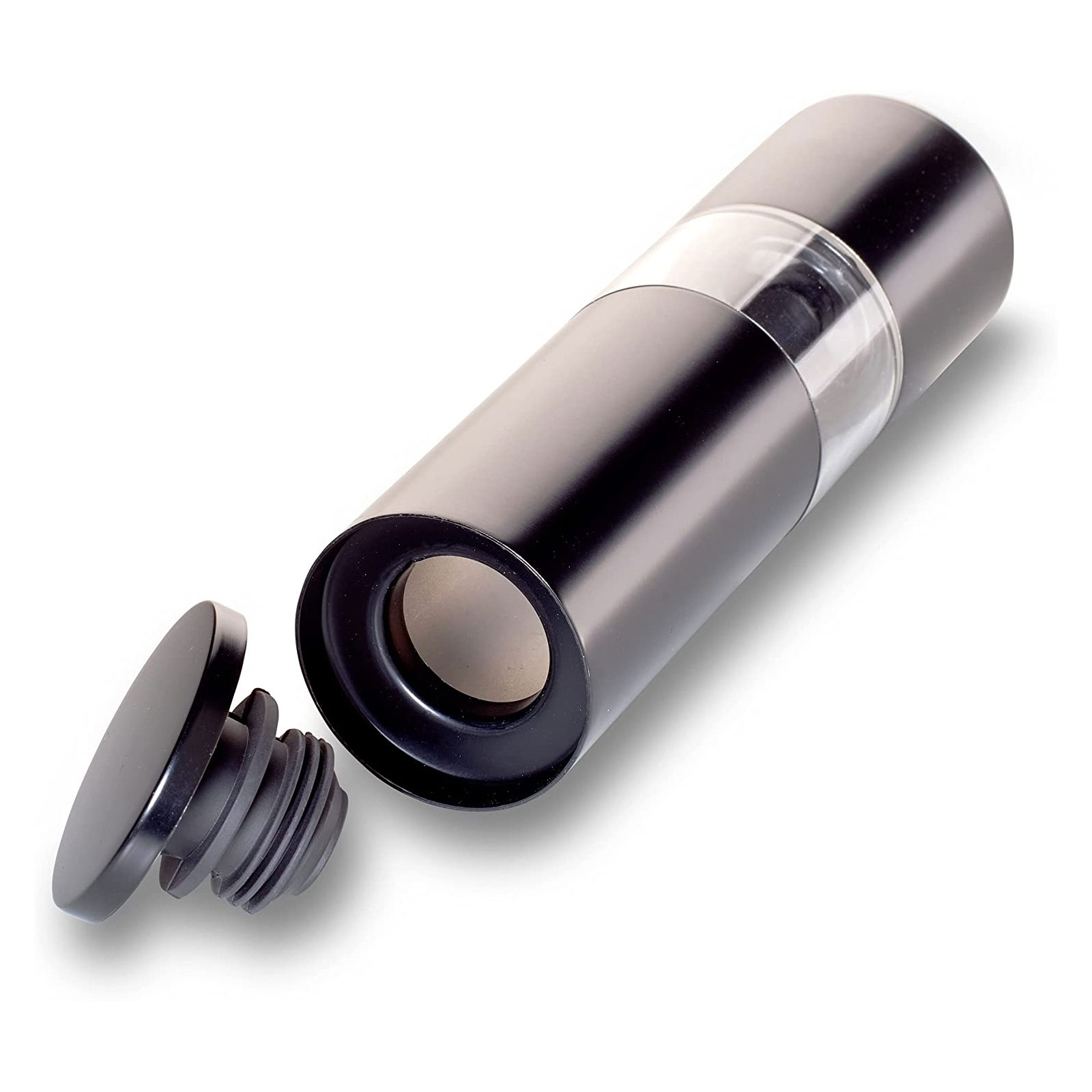 Echtwerk  2-teiliges Gewürzmühlen Set aus hochwertigem Edelstahl mit ABS-Keramikmahlwerk Ø 5 cm, 18,7 cm, Manuell