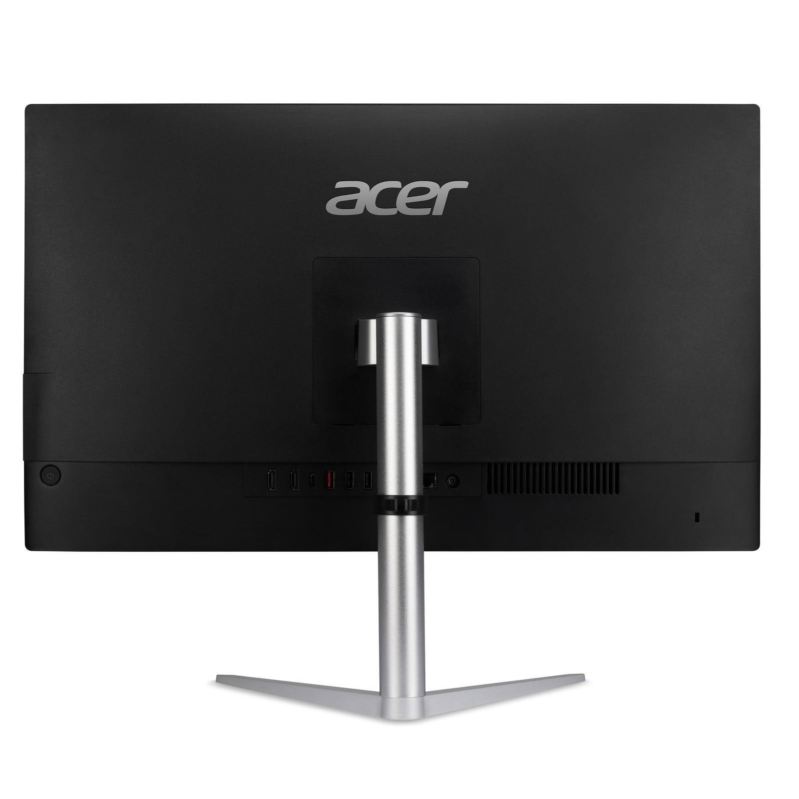 ACER All-in-One PC Aspire (C24-1300), Silber, 23,8 Zoll, Full HD, AMD Ryzen 5 7500, 16 GB, 512 GB M.2 SSD