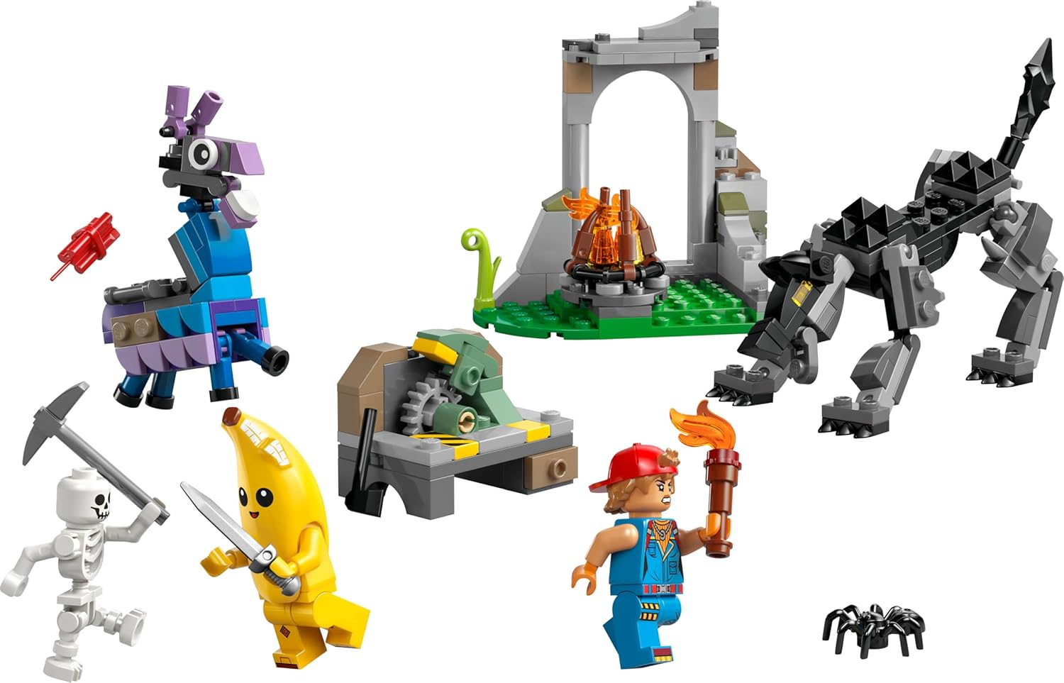 LEGO Fortnite Das Lager von Schali und der Zündkerzenkünstlerin Gaming 77075
