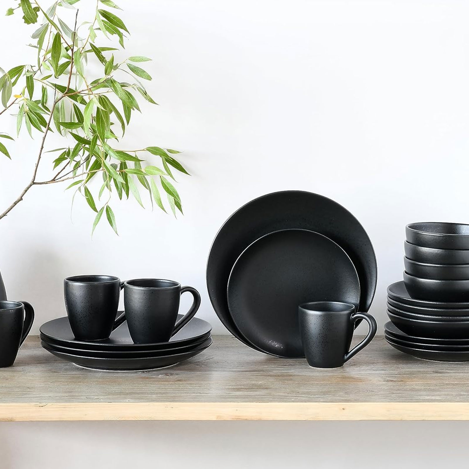 CreaTable Magic Black 16815 Kombiservice, 20-teilig