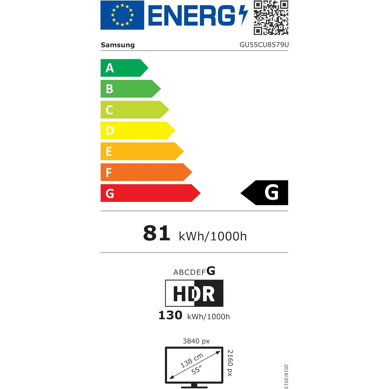 Samsung GU55CU8579UXZG Smart TV