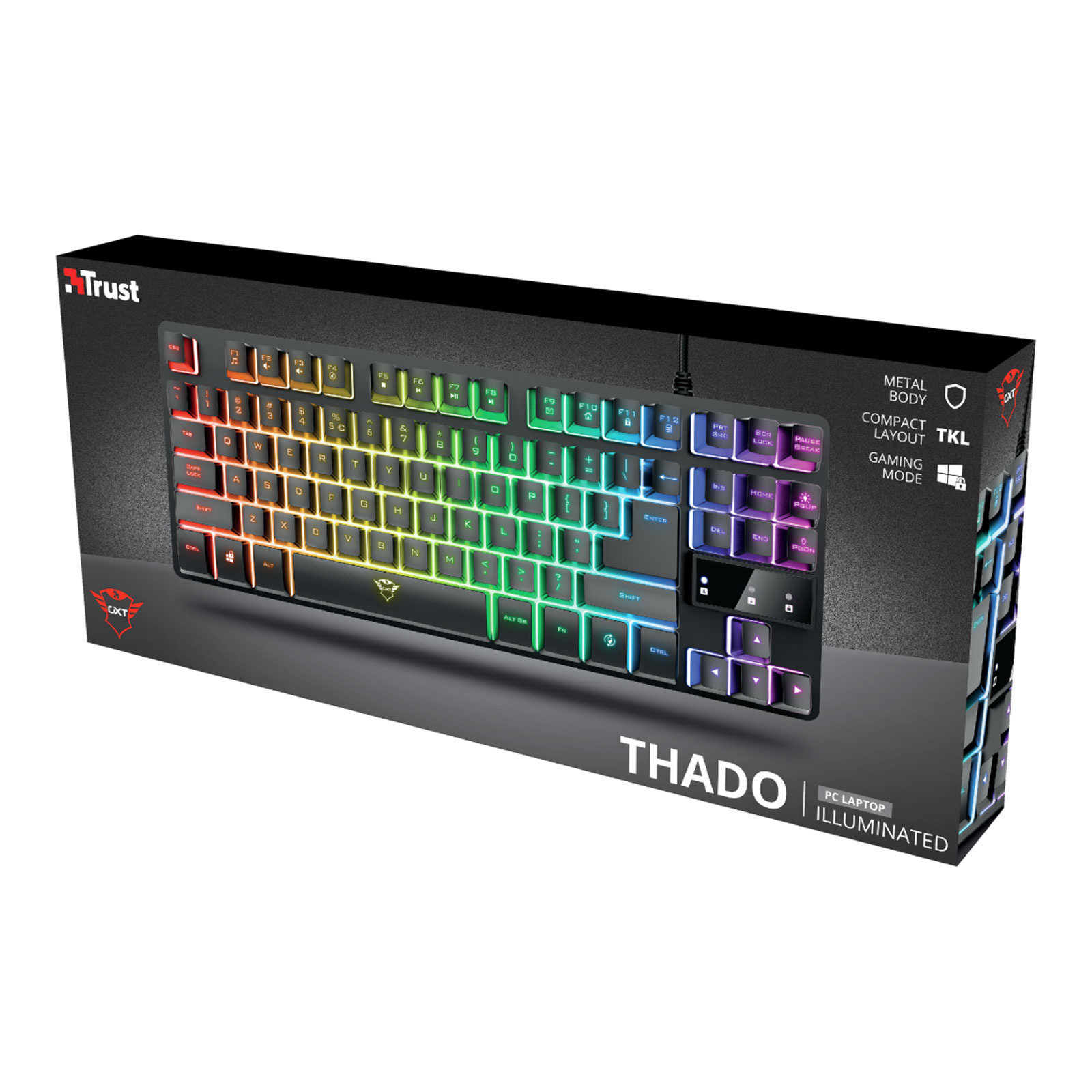 Trust GXT 833 Thado Tkl Keyboard De