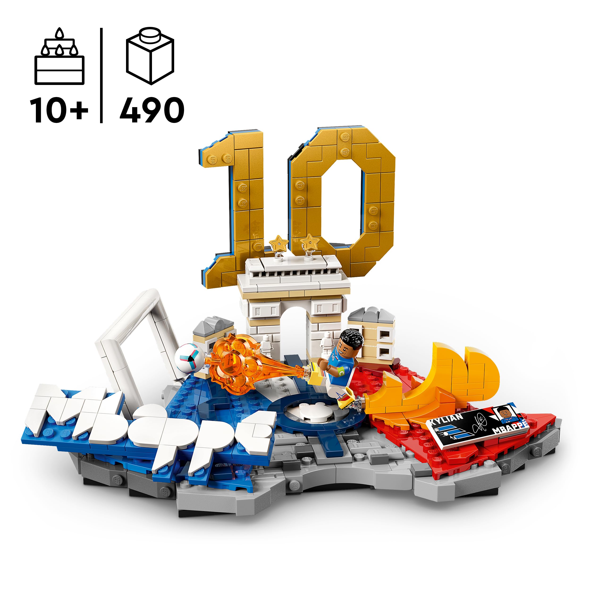 LEGO Editions Kylian Mbappé – Fußball-Highlights Spielzeug, 43013