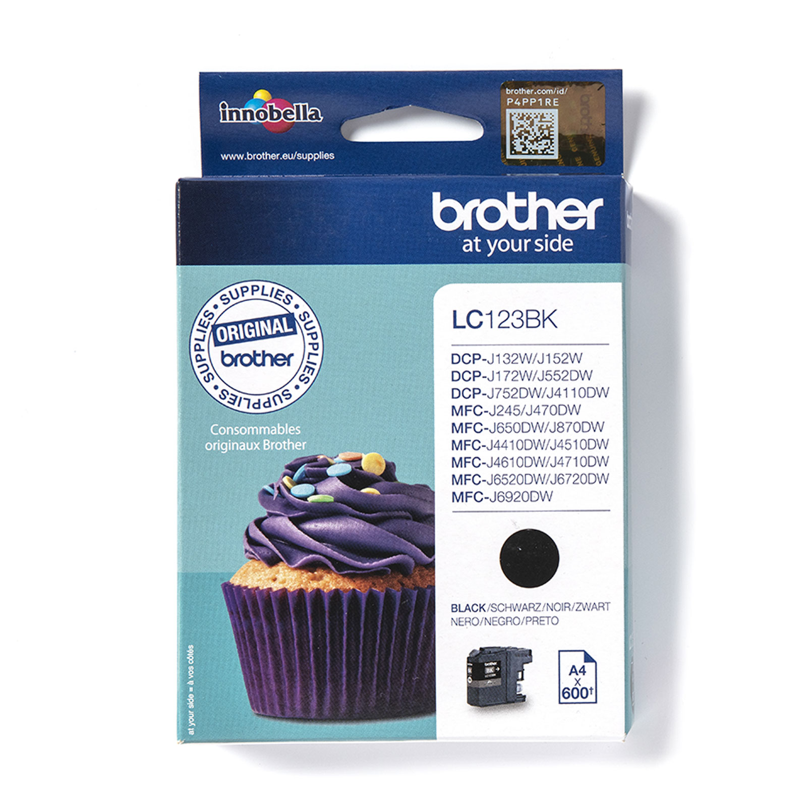 Brother LC123BK Tinte für MFCJ4510DW Black