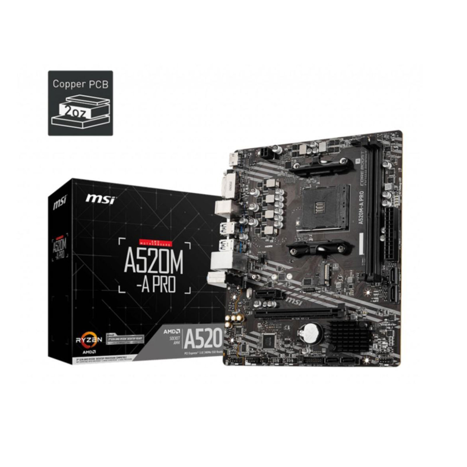 MSI A520M-A Pro (AM4) (D)