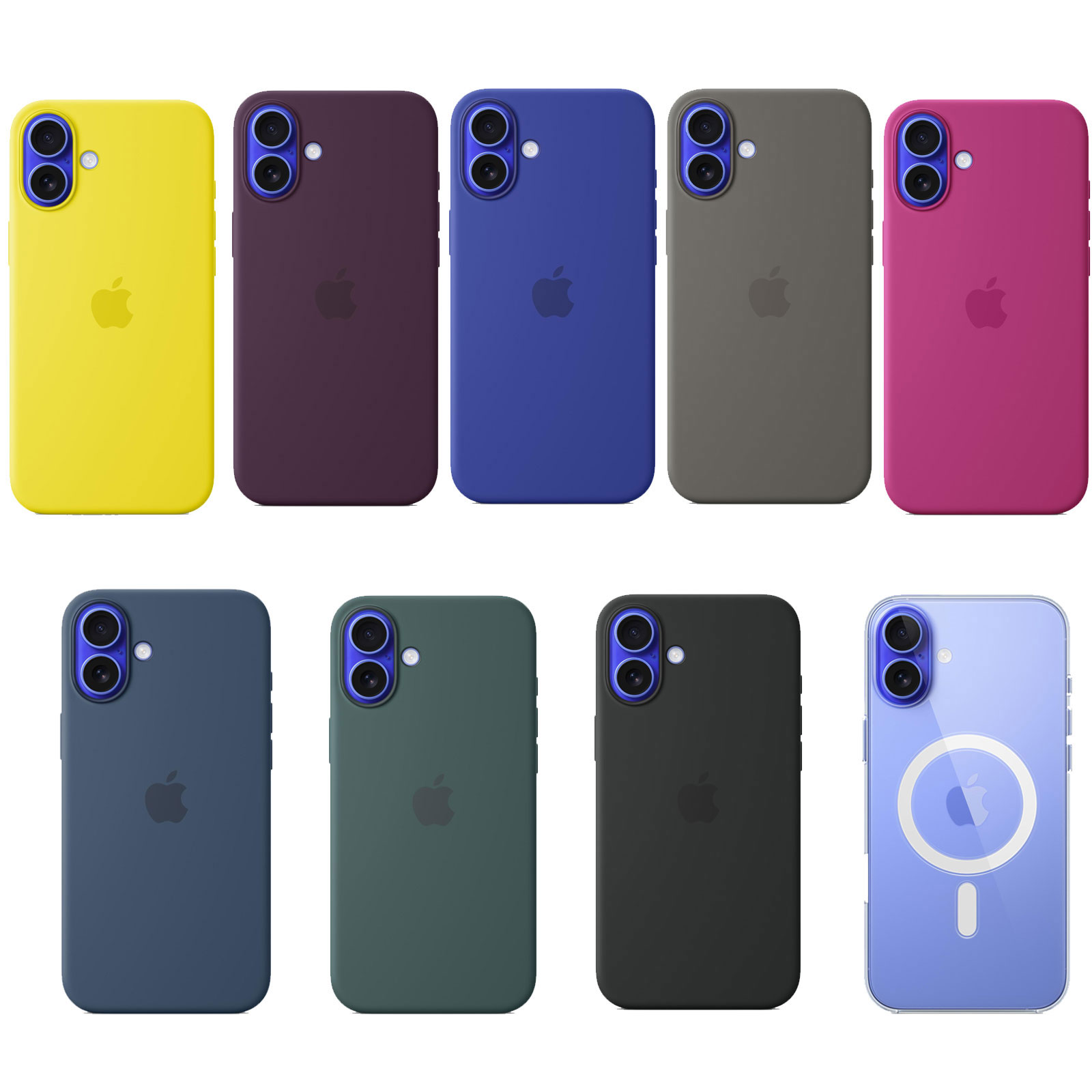 Apple iPhone 16 Silikon Case mit MagSafe