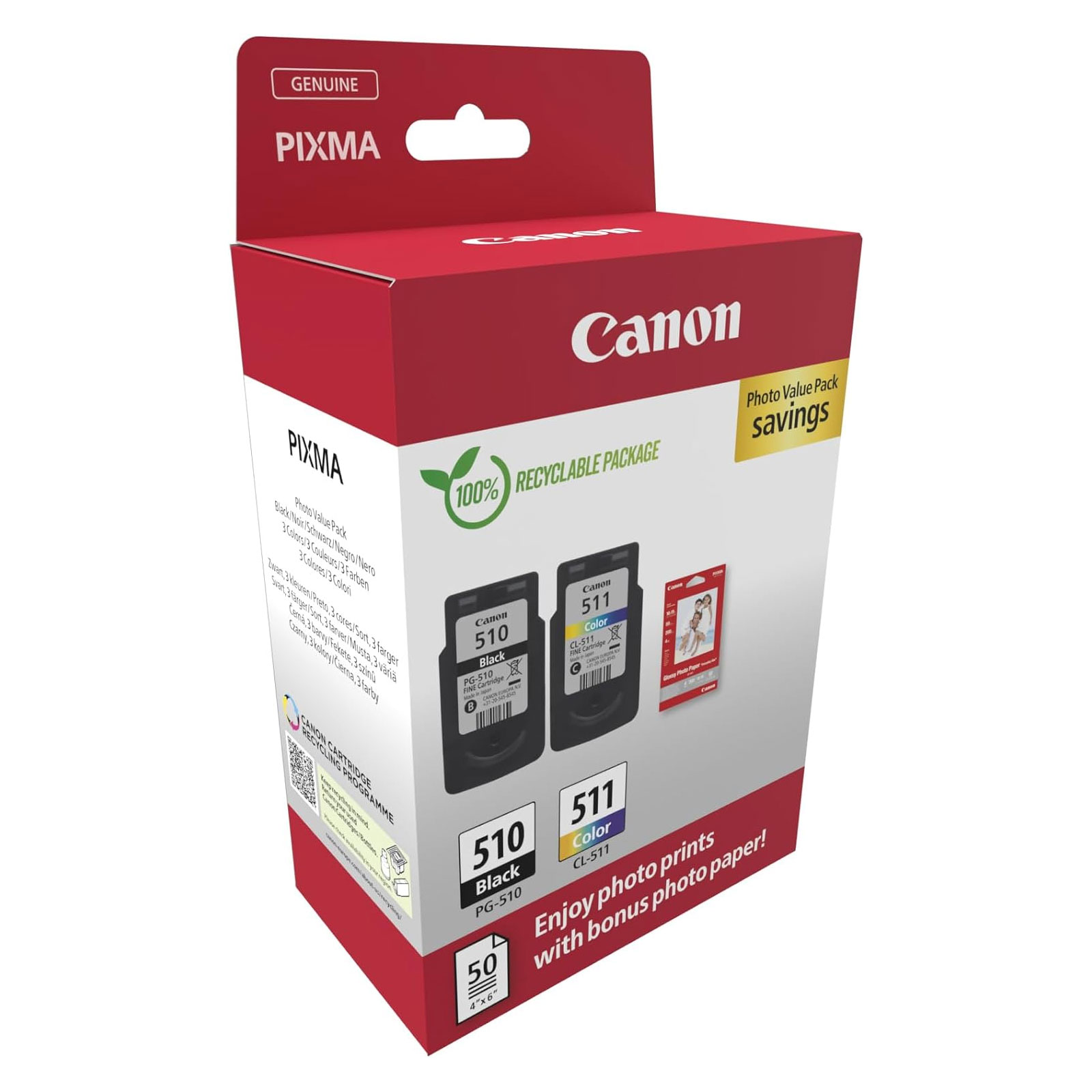 CAN PG-510/CL-511 Photo Value