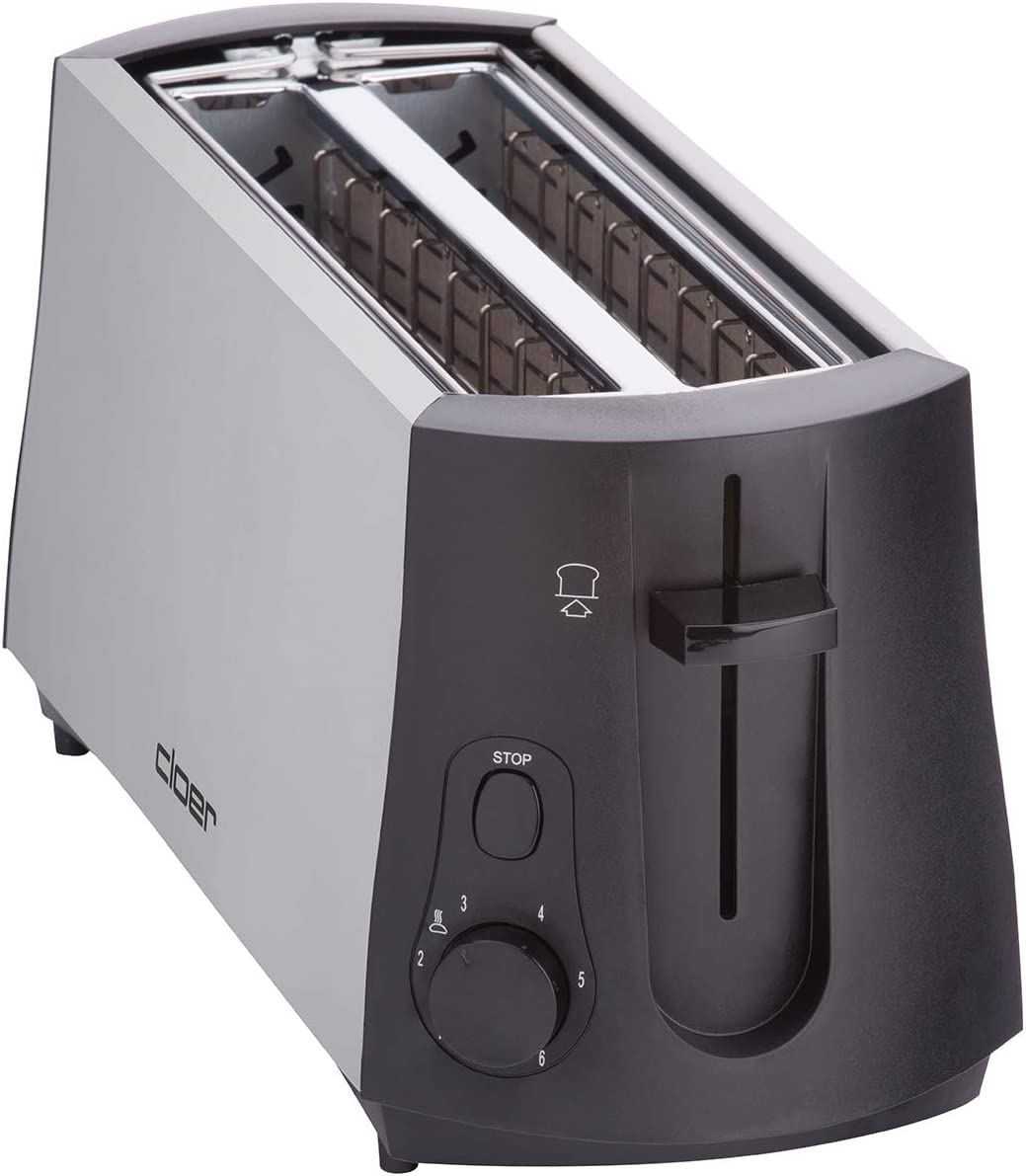 Cloer 3710 Toaster chrom matt/schwarz