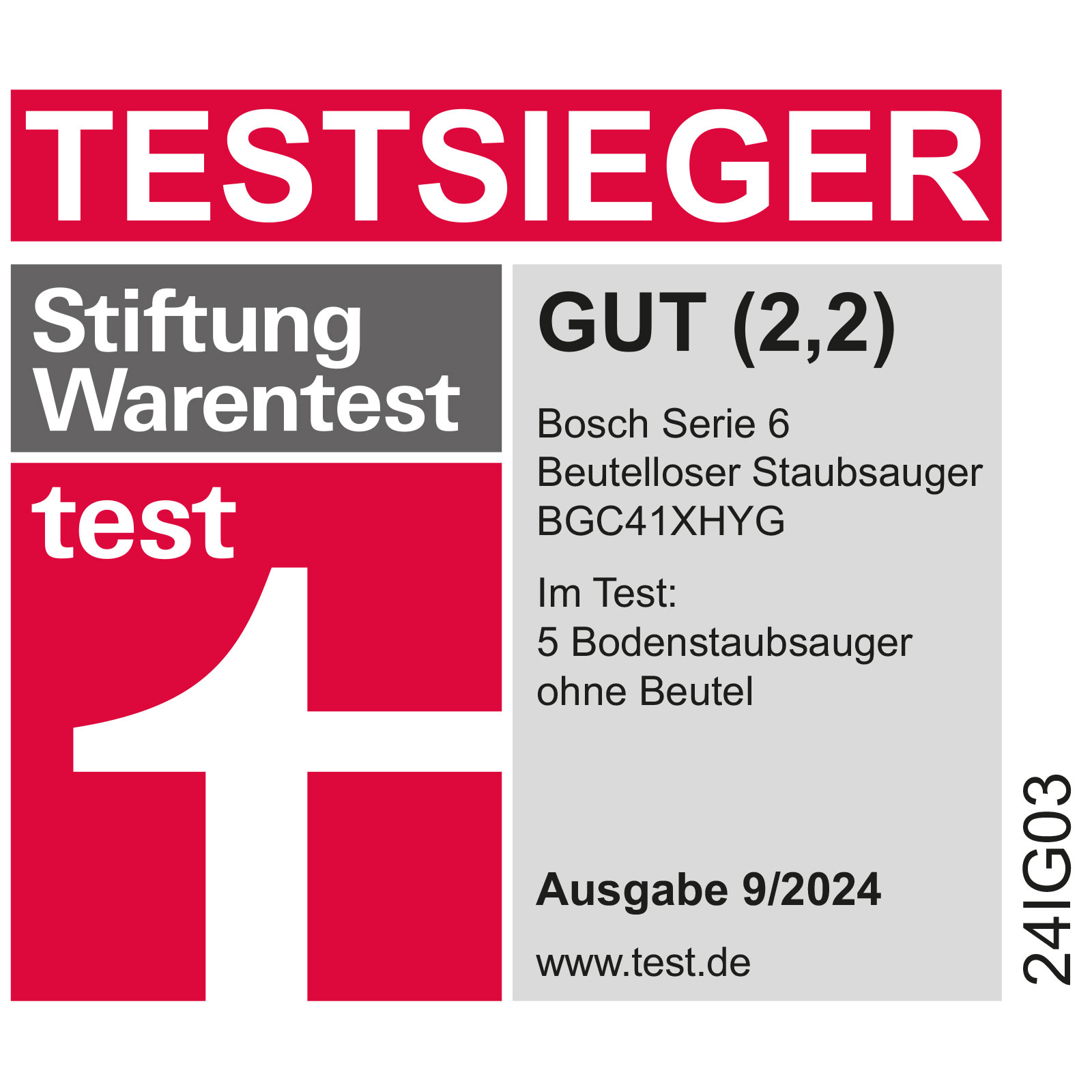 Bosch BGC41XSIL Staubsauger