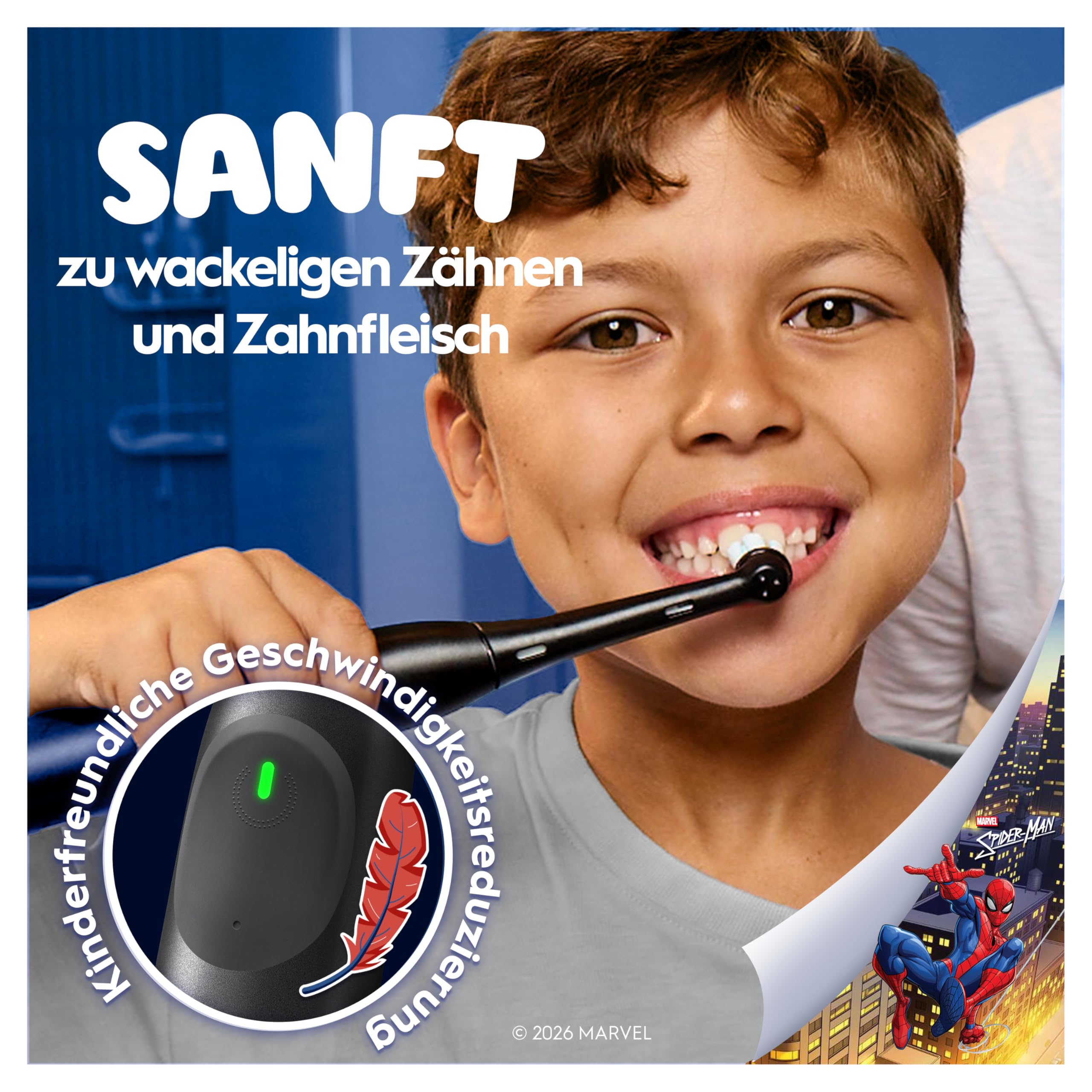 Oral-B iO Kids 6+ Marvel Spiderman Elektrische Zahnbürste für Kinder