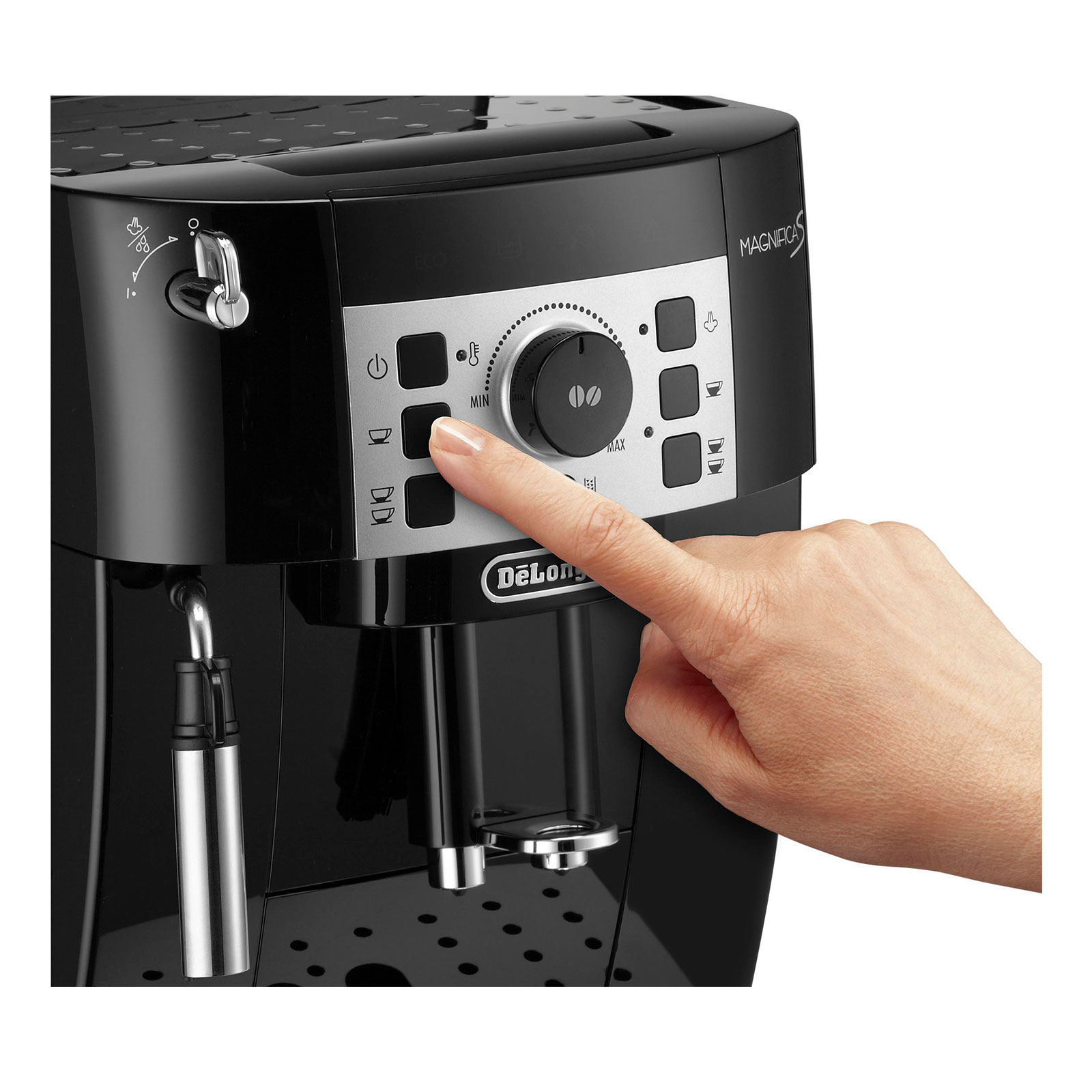 Delonghi ECAM 20.116.B Magnifica S Kaffeevollautomat schwarz/silber