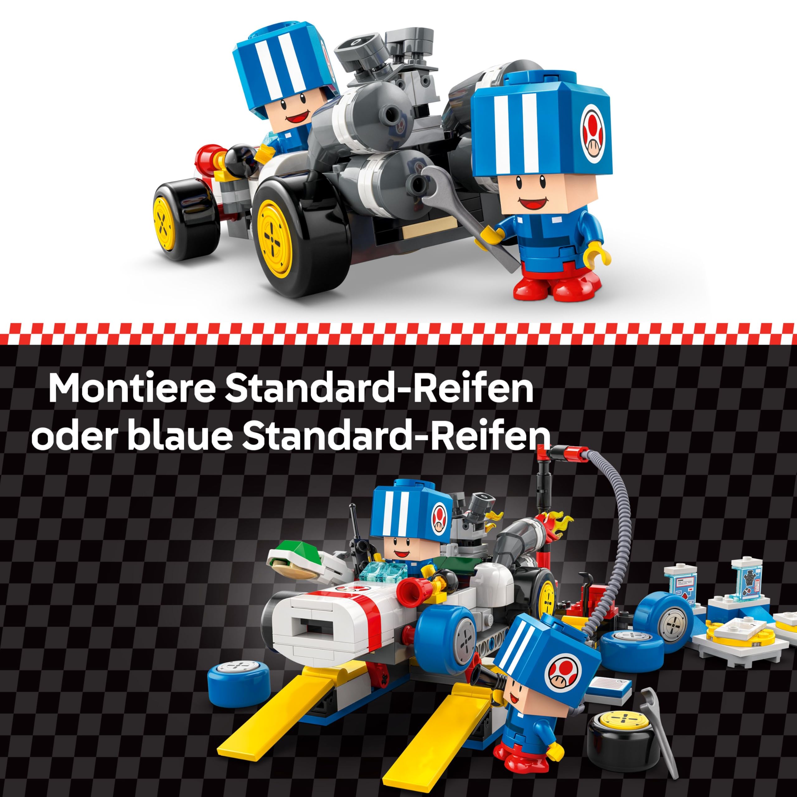 LEGO Super Mario: Mario Kart – Toads Werkstatt 72035