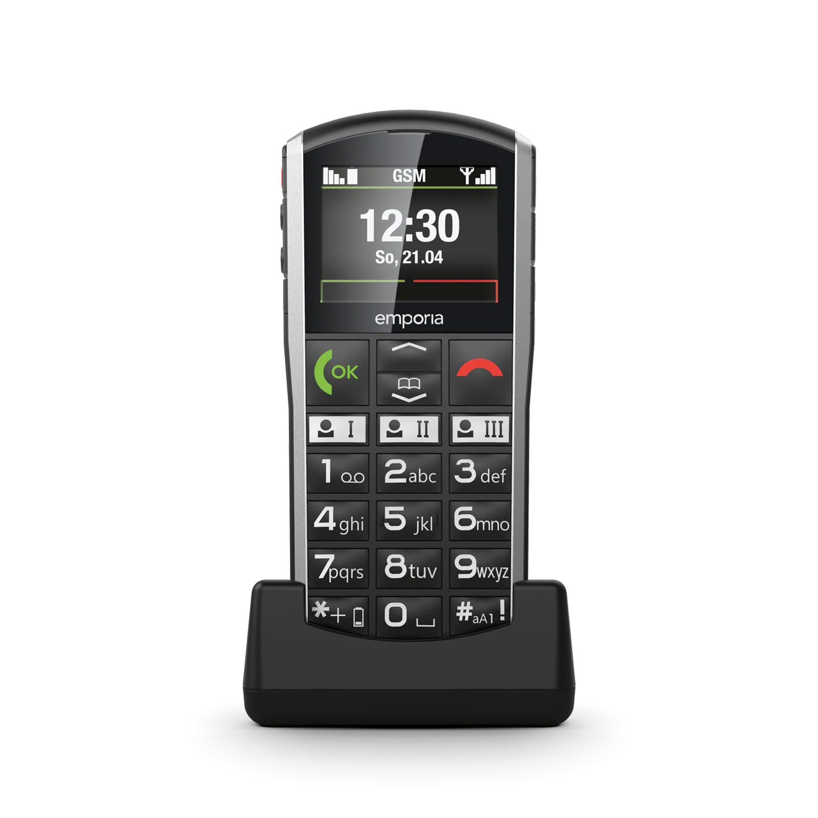 Emporia SIMPLICITY 4G, Schwarz - Modell 2025 Handy (Seniorenhandy)