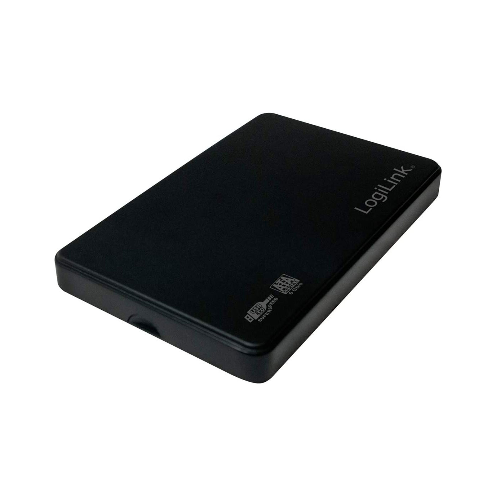 LogiLink UA0256 schwarz Festplattengehäuse (2,5 Zoll, SATA, USB 3.0, bis zu 6,35 cm)