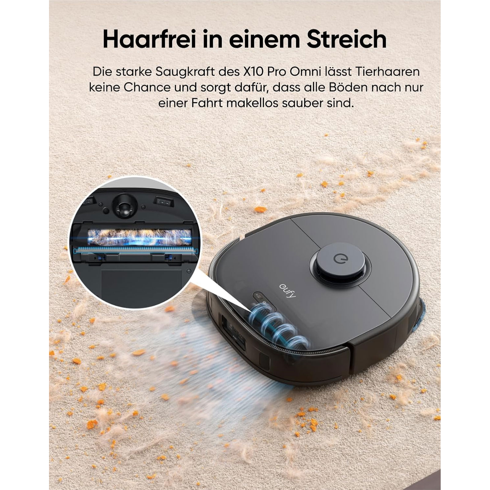 Eufy X10 Pro Omni Saugroboter mit Wischfunktion