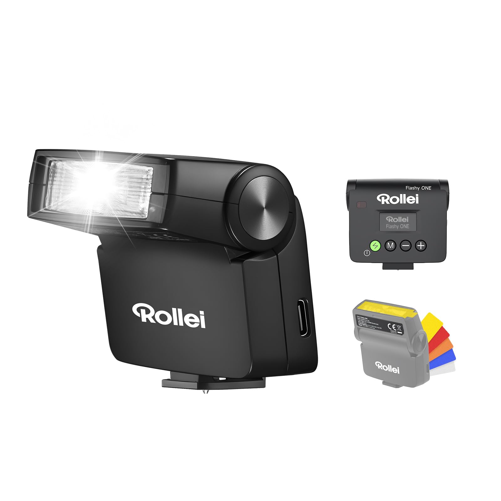 Rollei Flashy ONE Mini Kamera Blitz GN 16