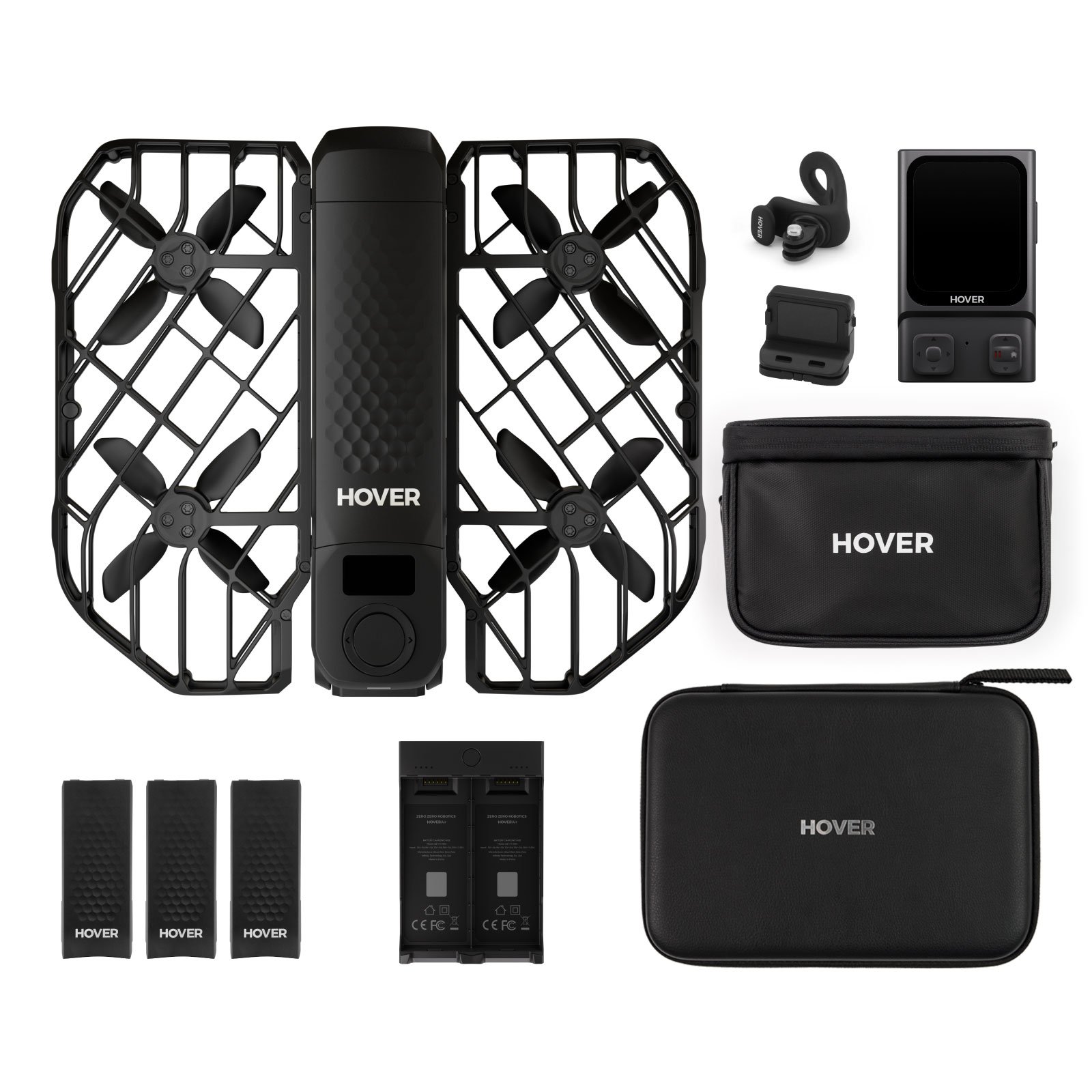 HoverAir X1 ProMAX Ultimate Cycling Kit Drohne mit Kamera