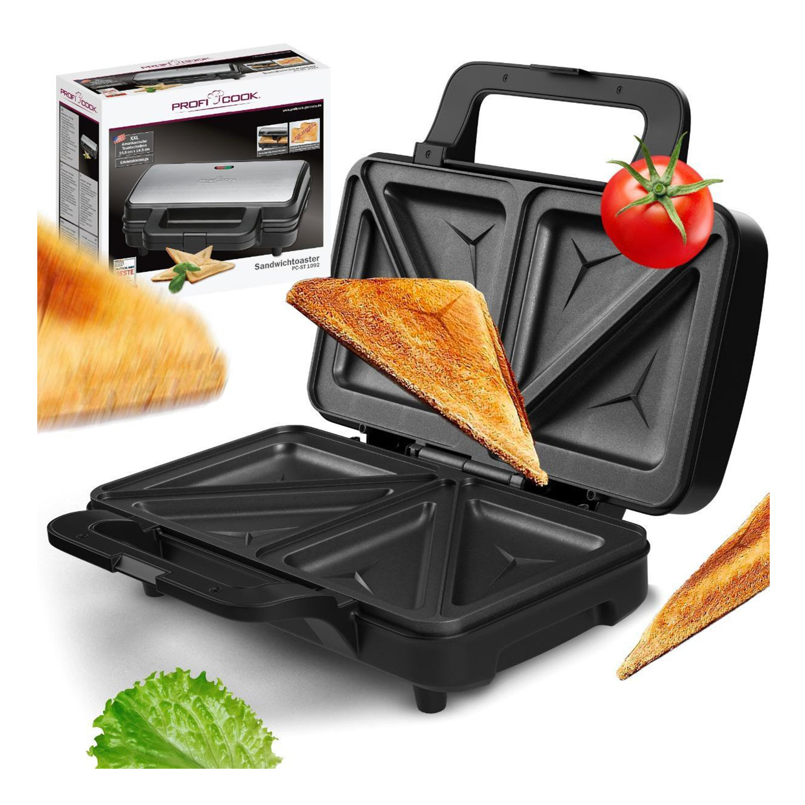 PRO PC-ST 1092 SANDWICHTOASTER PRO PC-ST 1092 SANDWICHTOASTER