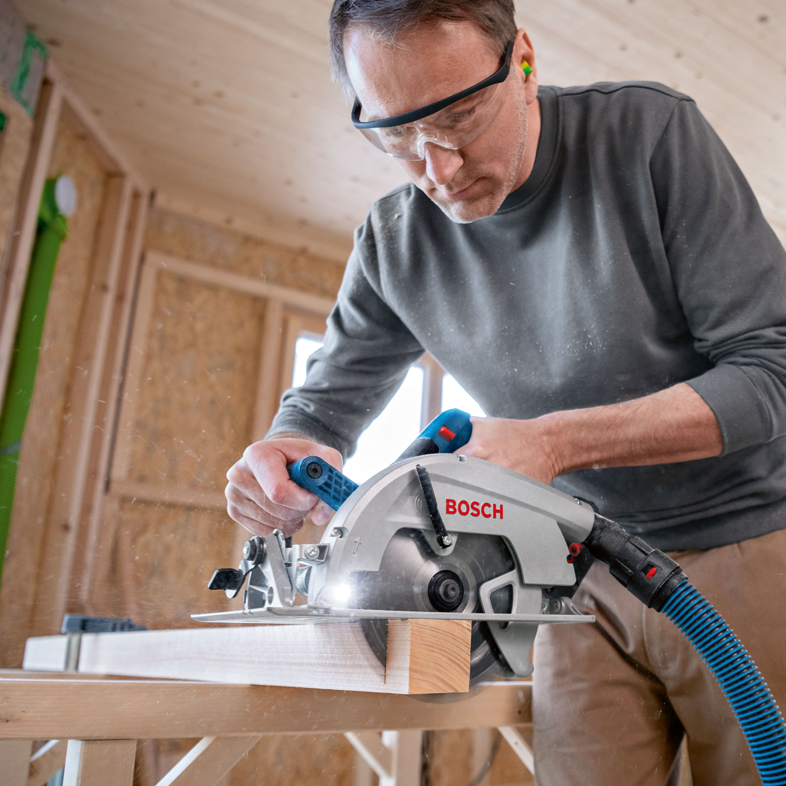 Bosch Professional GKS 18V-70 L solo, L BITURBO Akku-Kreissäge