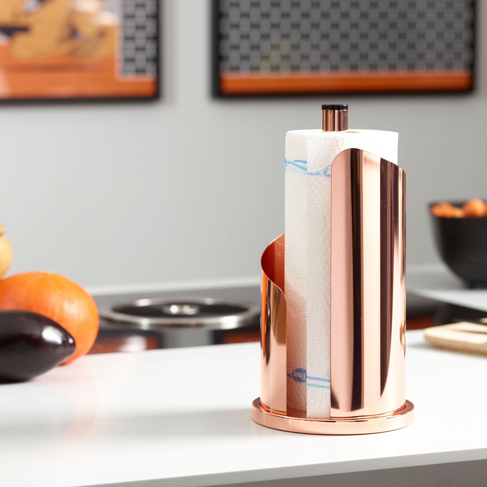 Echtwerk Küchenrollenhalter aus Edelstahl 