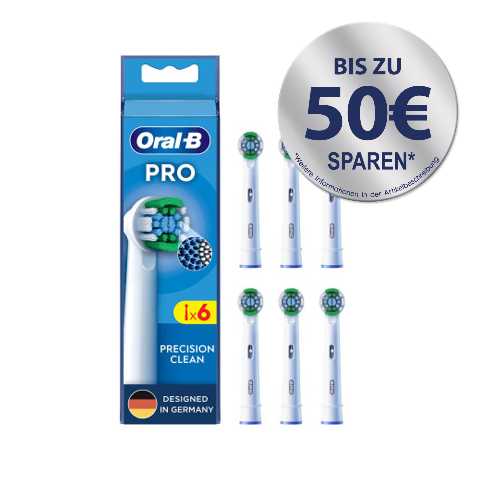 Oral-B Aufsteckbürsten Pro Precision Clean