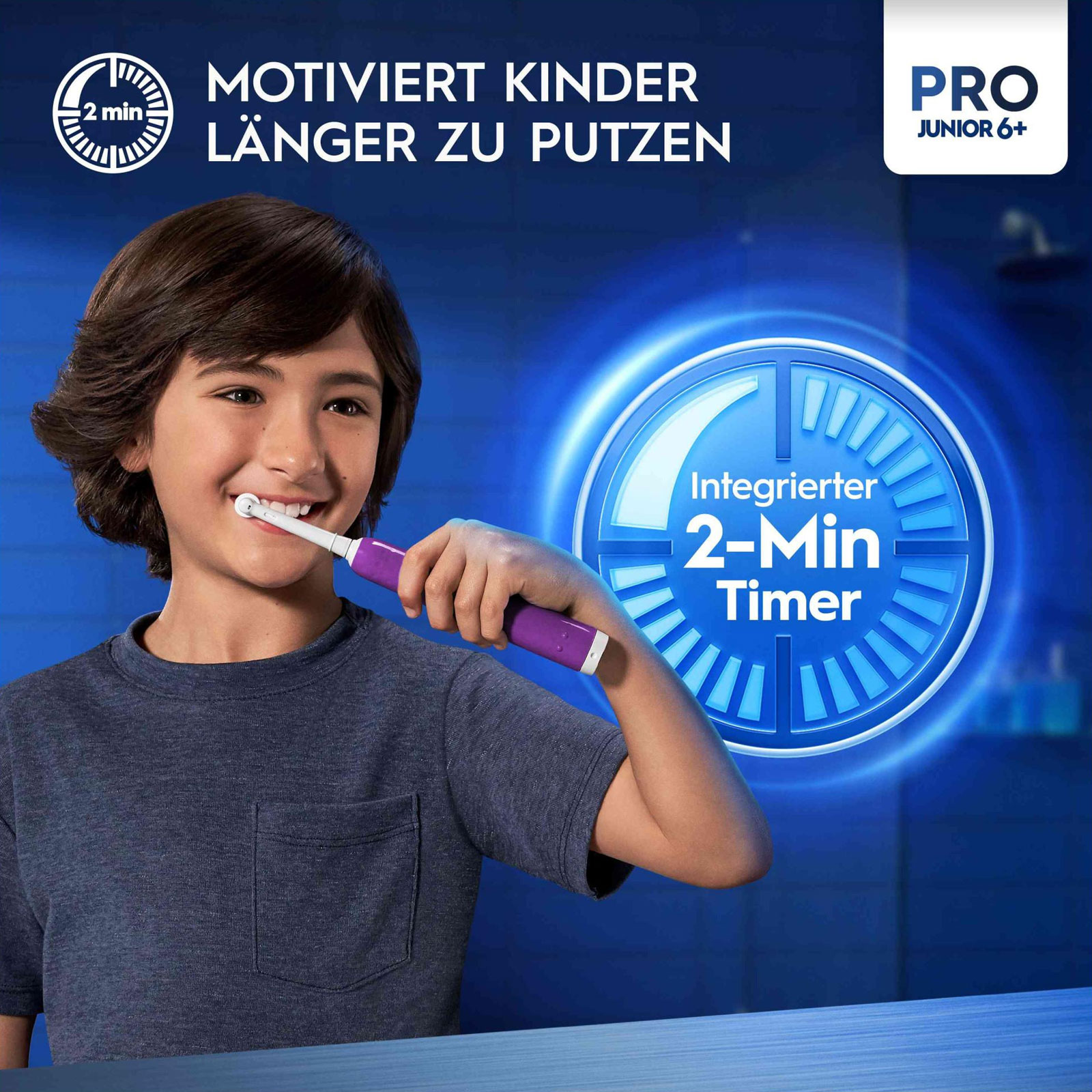 Oral-B Zahnbürste Pro Junior Purple