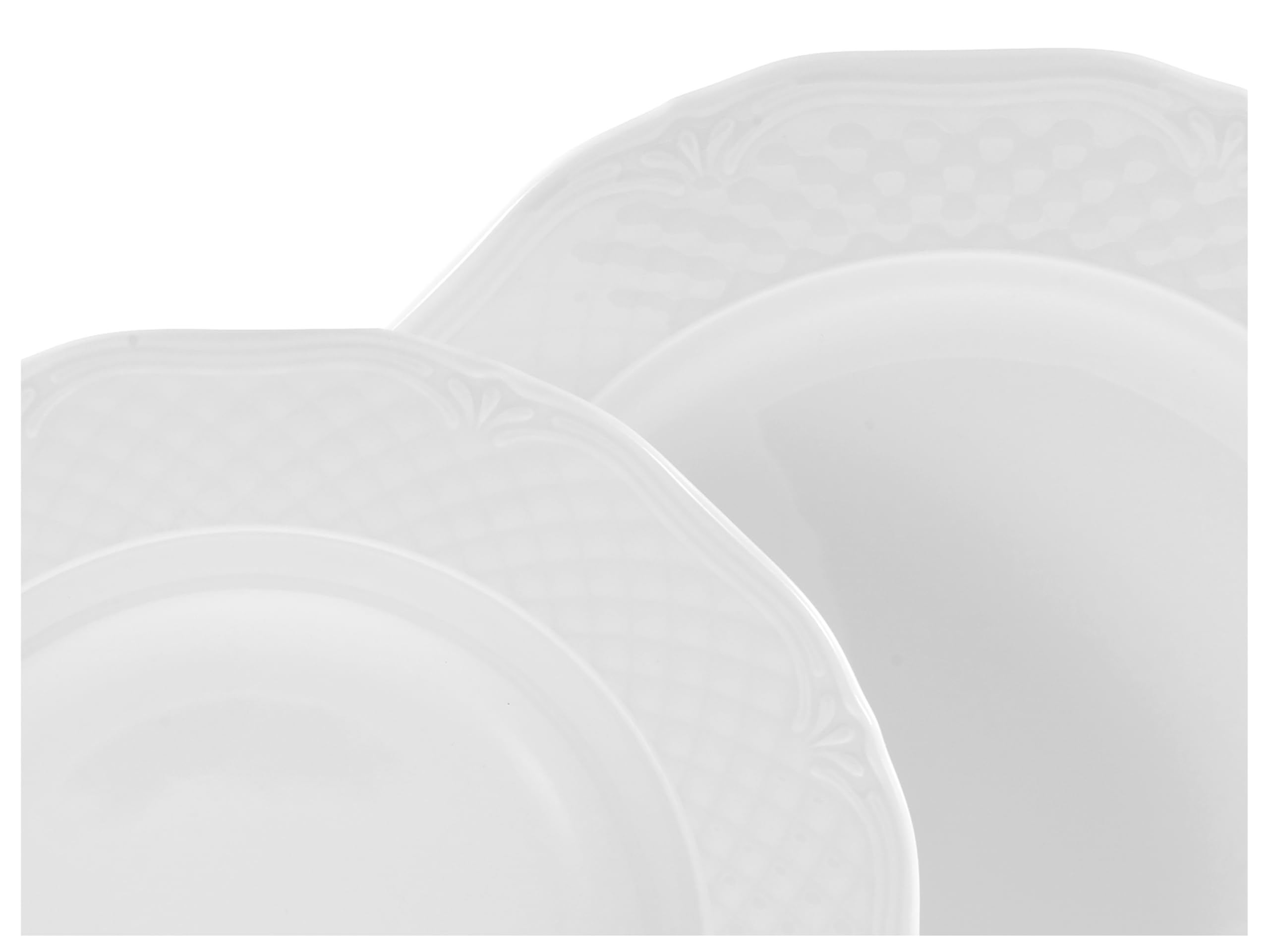 CreaTable, 24590, Serie Arianne, 12-teiliges Geschirrset für 6 Personen